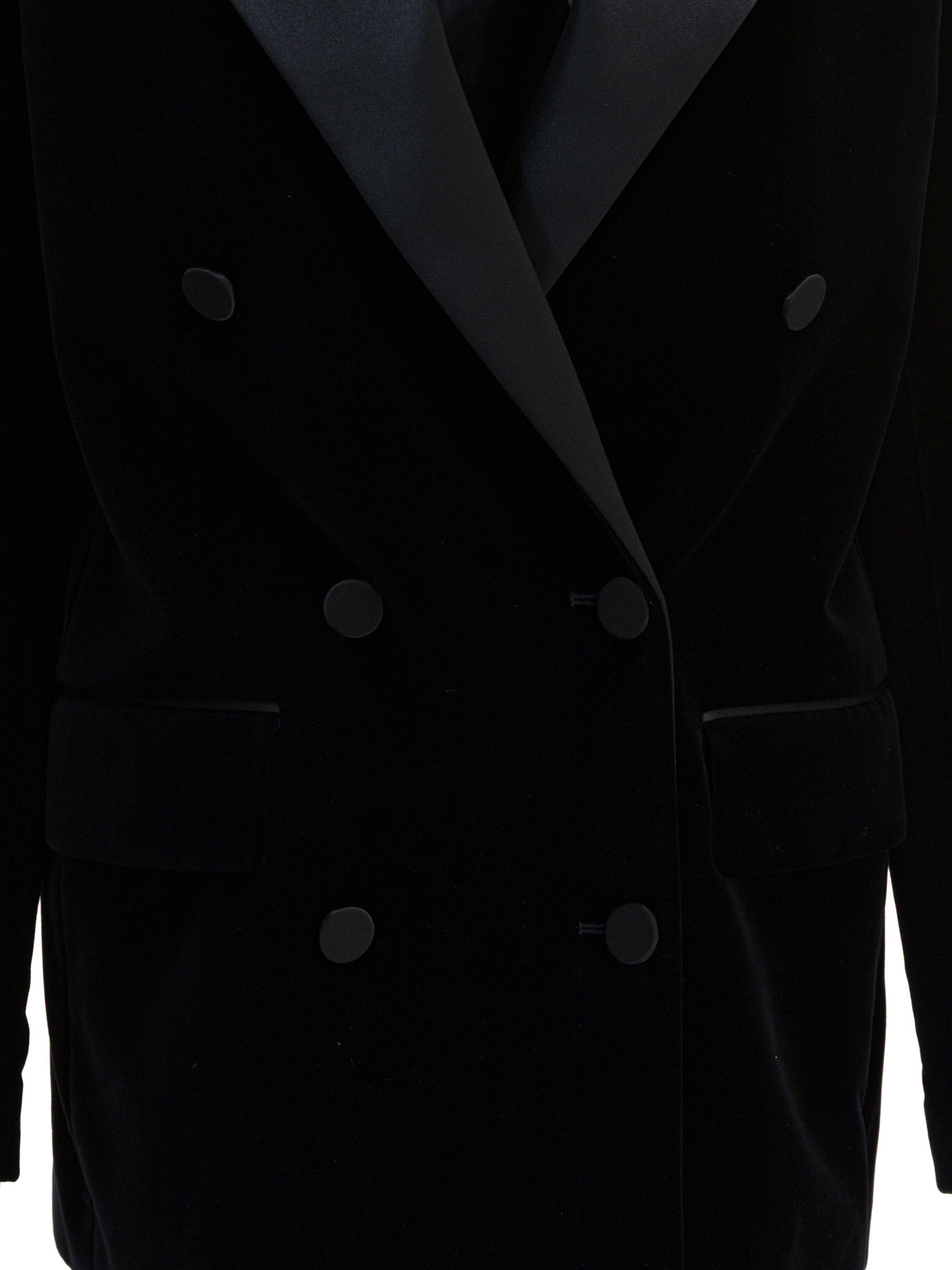 Velvet and satin double-breasted blazer GWP02692P00231690100 (Golden Goose / ブレザー・ジャケット ) | Golden Goose (ゴールデングース)(2)