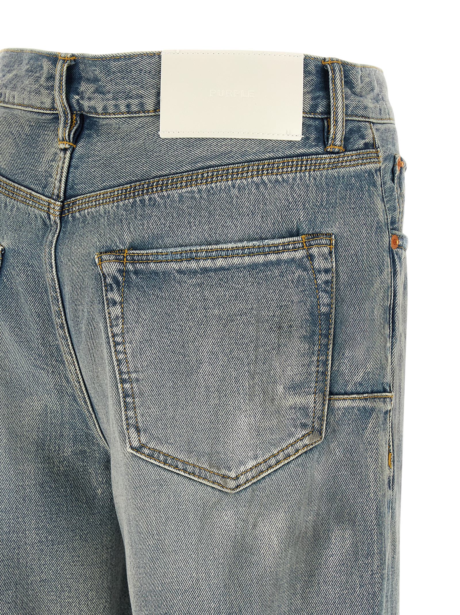 'P011 Vintage Slash Paint' jeans P011LIAC526LTINDIGO (PURPLE / ジーンズ ) | PURPLE (パープル)(3)