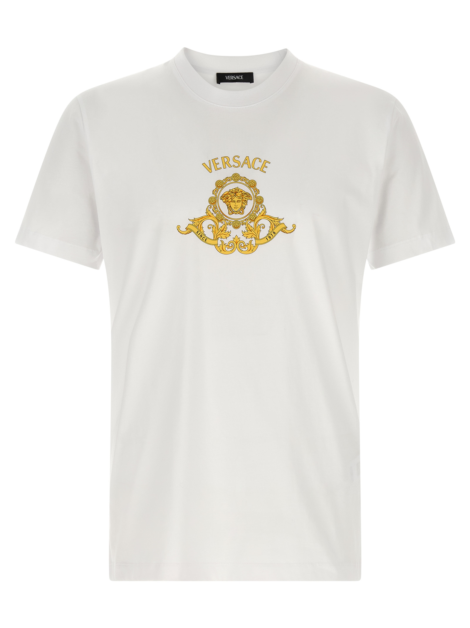 'Hall of Heroes Crest' T-shirt 10139441A167041W000 (VERSACE / Tシャツ・カットソー ) | VERSACE (ヴェルサーチェ)