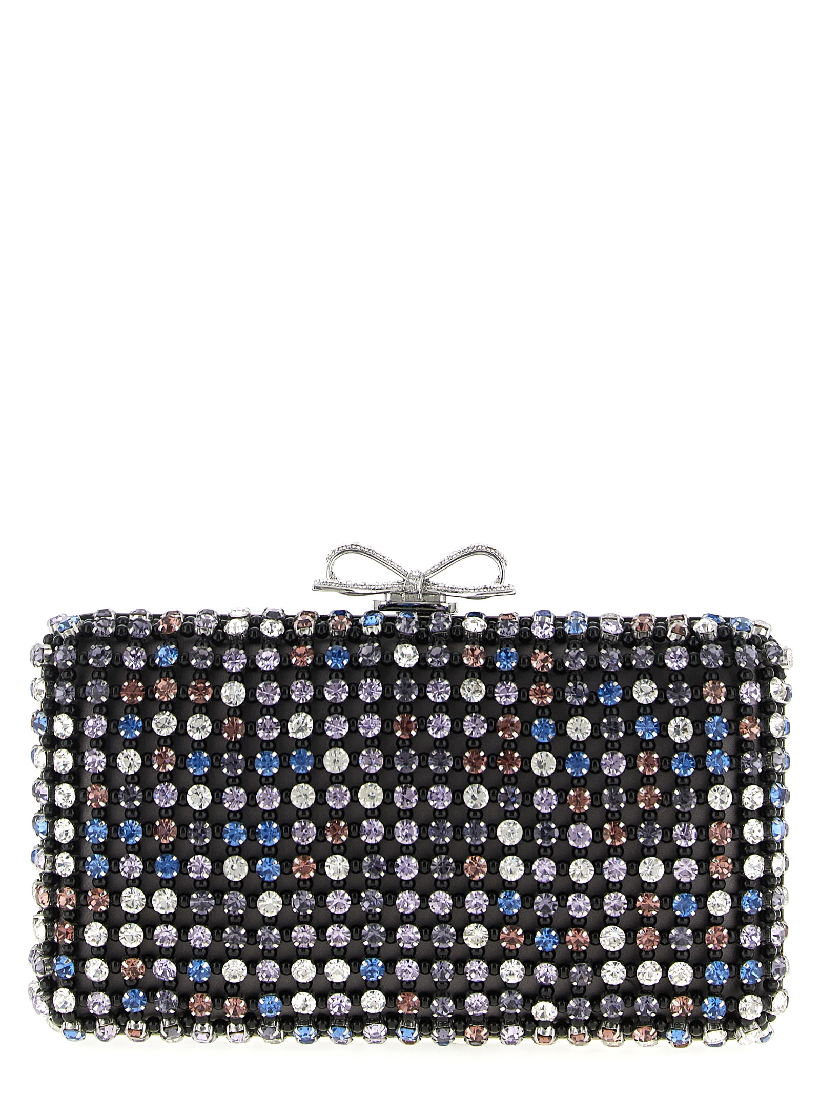 'Multi Crystal Chainmail' clutch RS26305BMUMULTICOLOURED (self-portrait / クラッチバッグ・ポーチ ) | self-portrait (セルフ・ポートレイト)