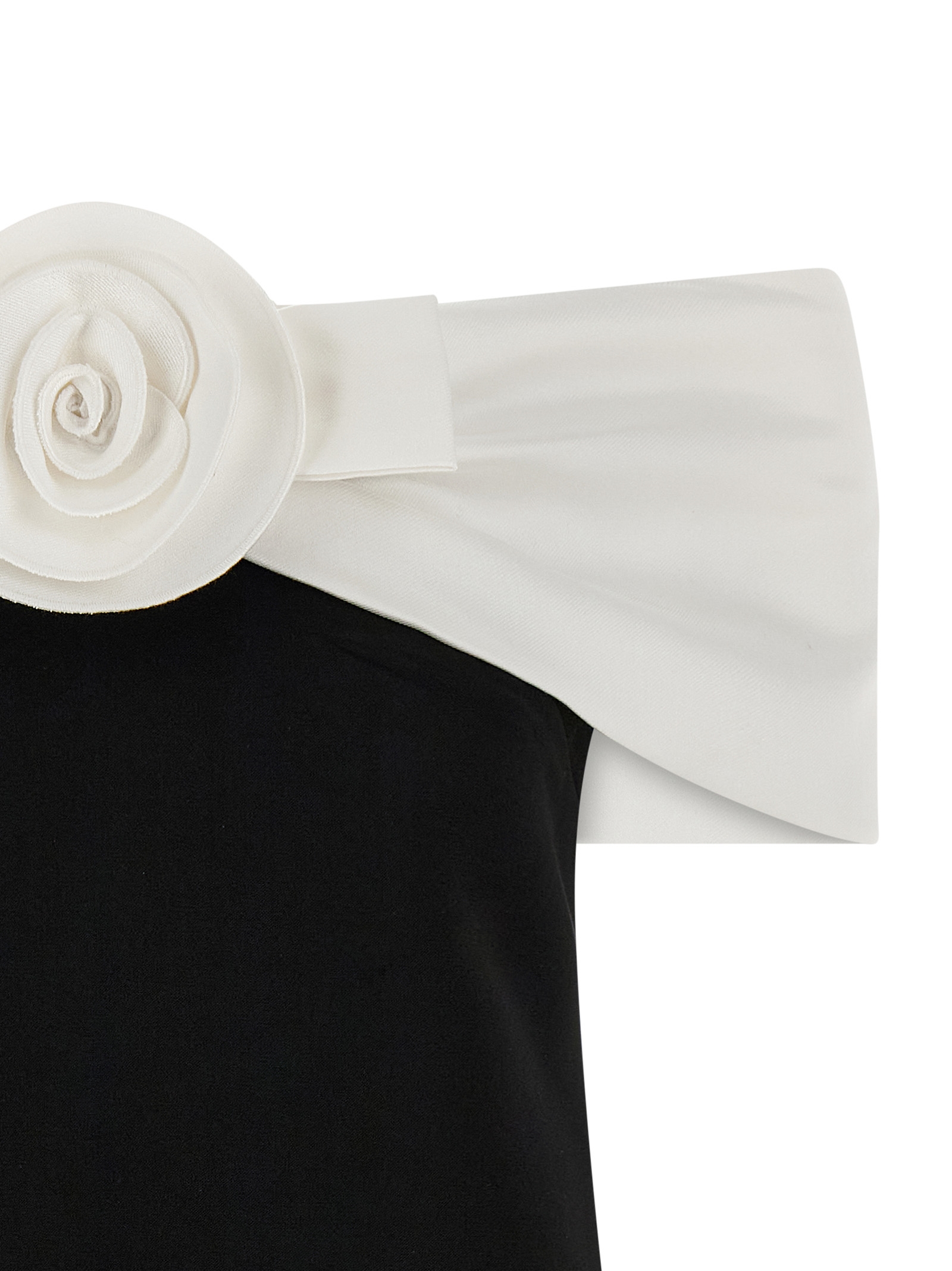 'Black Crêpe Flower Mini' dress RS26180SBBLACK (self-portrait / スカート ) | self-portrait (セルフ・ポートレイト)(2)