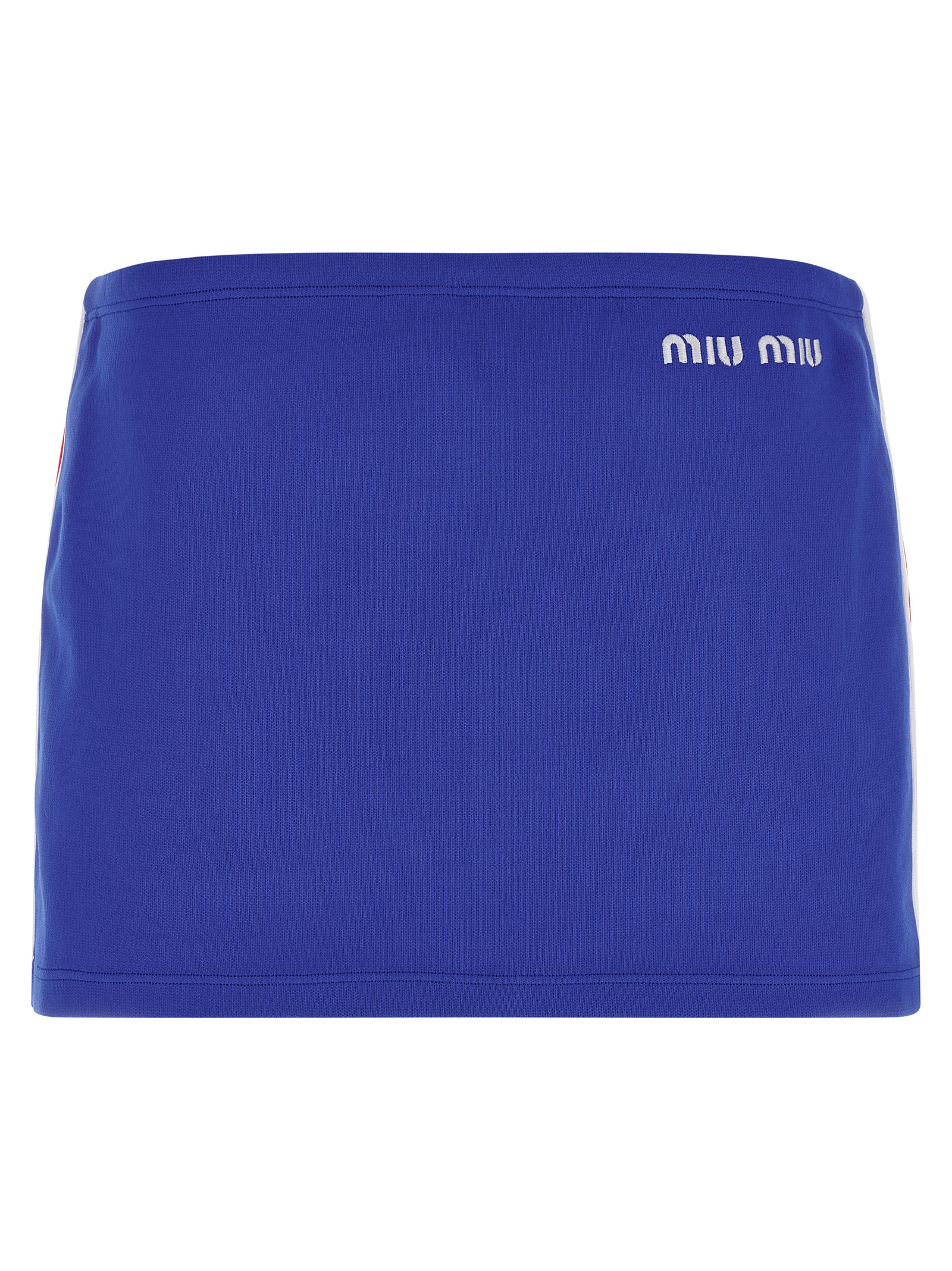 Logo embroidery skirt MMG584SOOO148OF0Q0U (MIU MIU / スカート ) | MIU MIU (ミュウミュウ)