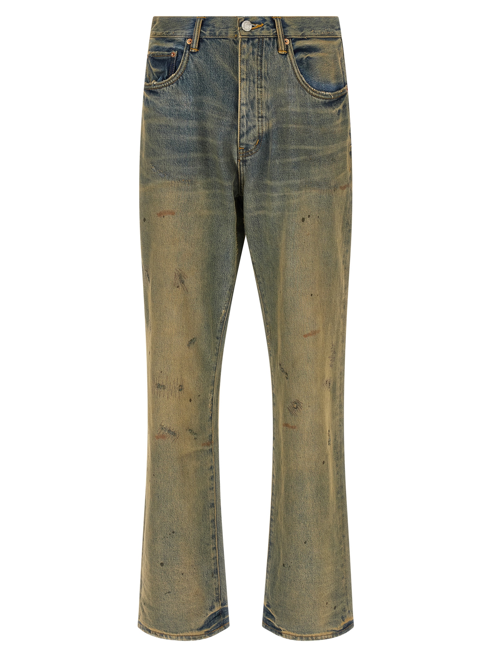 'P011 Dirty Oil Repair' jeans P011IORC526LTINDIGO (PURPLE / ジーンズ ) | PURPLE (パープル)