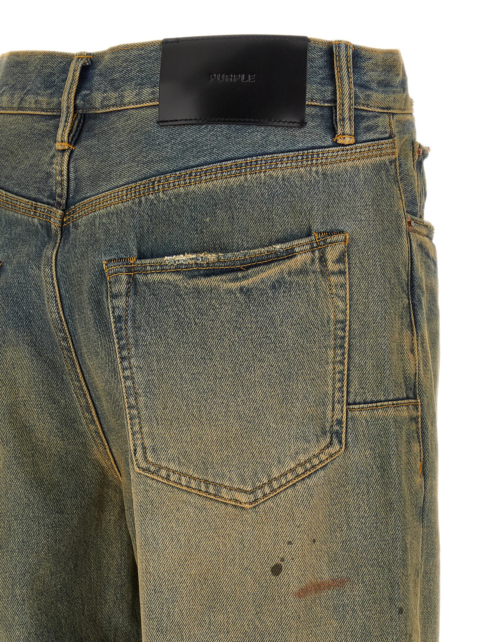 'P011 Dirty Oil Repair' jeans P011IORC526LTINDIGO (PURPLE / ジーンズ ) | PURPLE (パープル)(3)