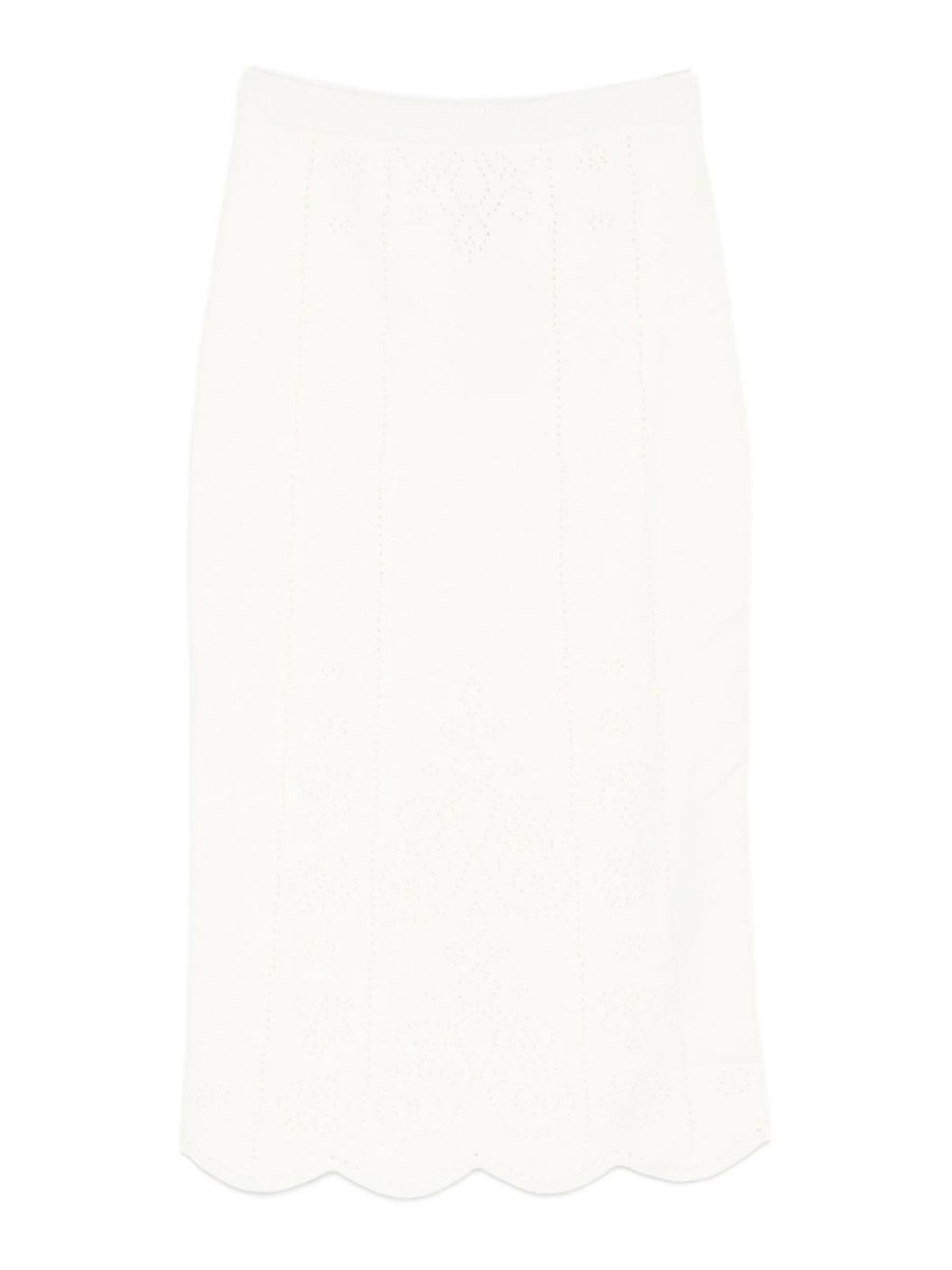 Pencil Skirt With Scalloped Hem 252TT321500282 (TWINSET / スカート ) | TWINSET (ツインセット)