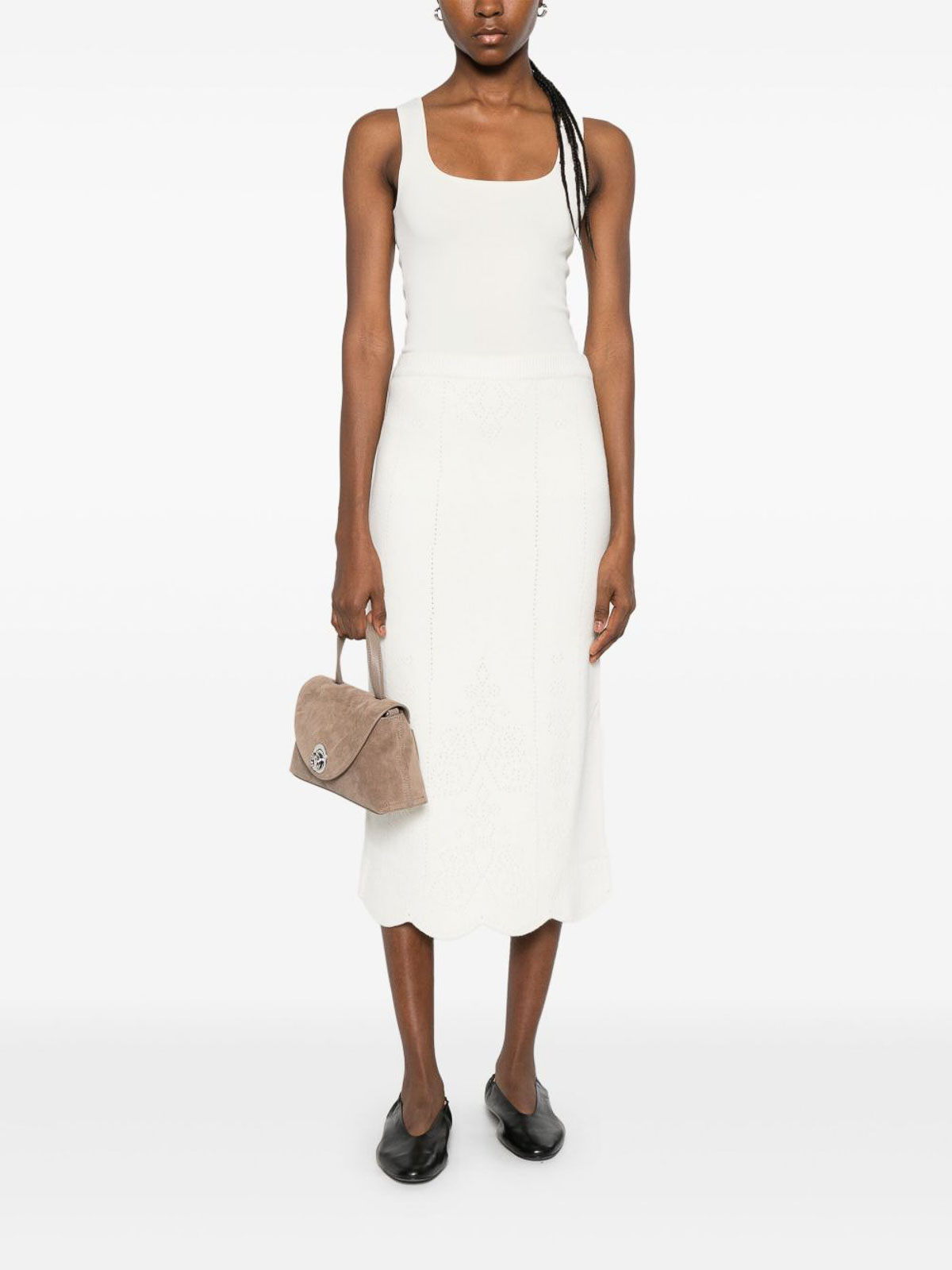 Pencil Skirt With Scalloped Hem 252TT321500282 (TWINSET / スカート ) | TWINSET (ツインセット)(1)