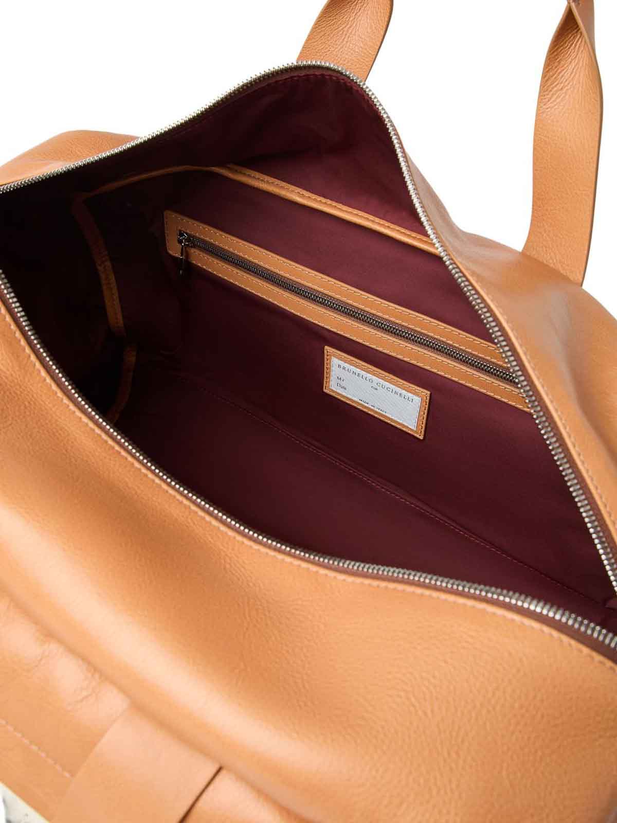 Leather holdall MBATBU395C0K17 (Brunello Cucinelli / ビジネス・トラベルバッグ ) | Brunello Cucinelli (ブルネロ・クチネリ)(1)