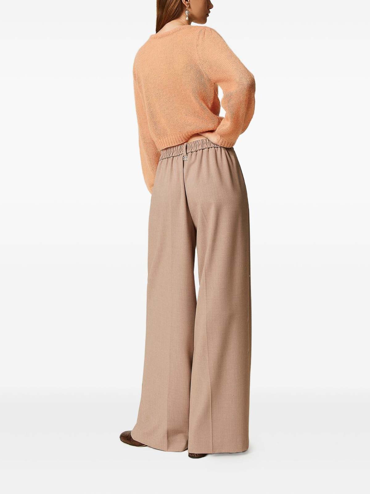 Palazzo Pants With Pleats 252TF204312874 (TWINSET / パンツ ) | TWINSET (ツインセット)(1)