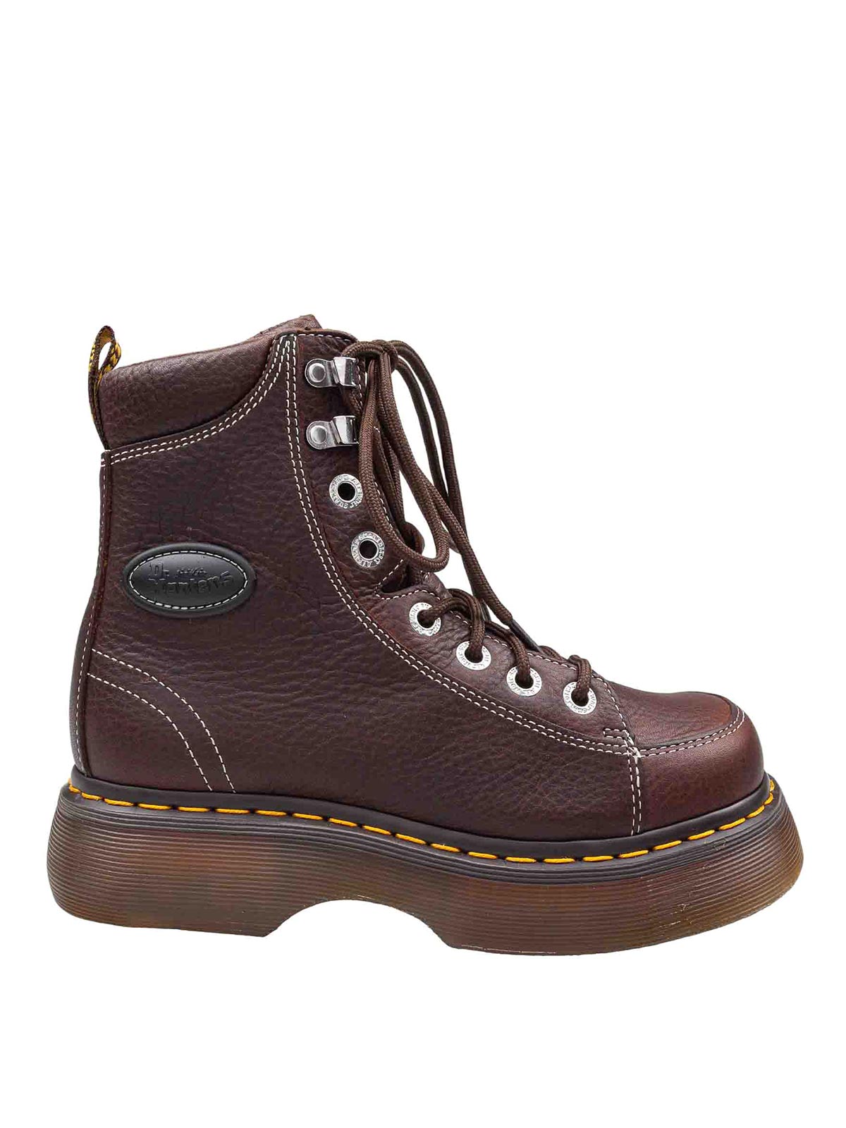 Buzz 8I 8 Eye Ankle Boot In Brown Leather 42033200 (DR.MARTENS / ブーツ ) | DR.MARTENS (ドクターマーチン)