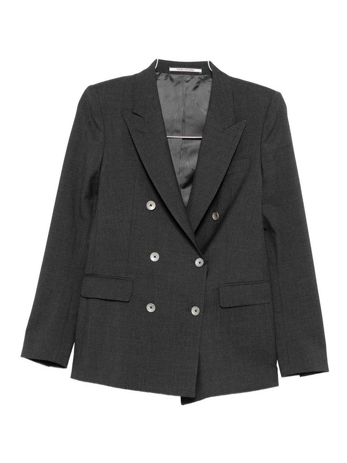 Double-breasted wool suit TPARIGI10BAD150166S183542 (TAGLIATORE / ブレザー・ジャケット ) | TAGLIATORE (タリアトーレ)