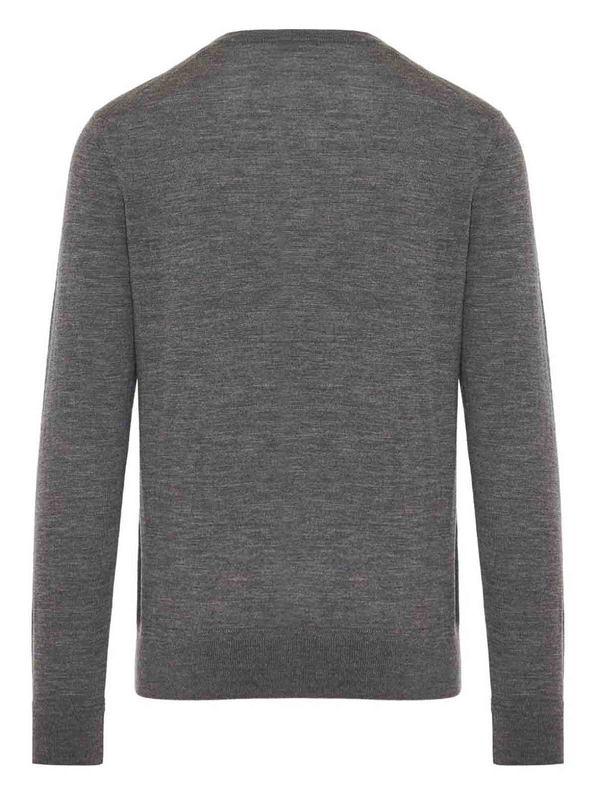 Wool Crew Neck Sweater KCL006YMW103IG680 (TOM FORD / ニット・セーター・カーディガン ) | TOM FORD (トムフォード)(1)