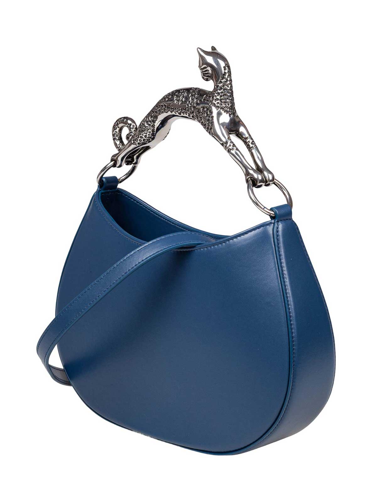 Hobo Cat Bag In Petrol Blue Leather LWBGSHC1NAPA (LANVIN / ハンドバッグ・ショルダーバッグ ) | LANVIN (ランバン)(3)