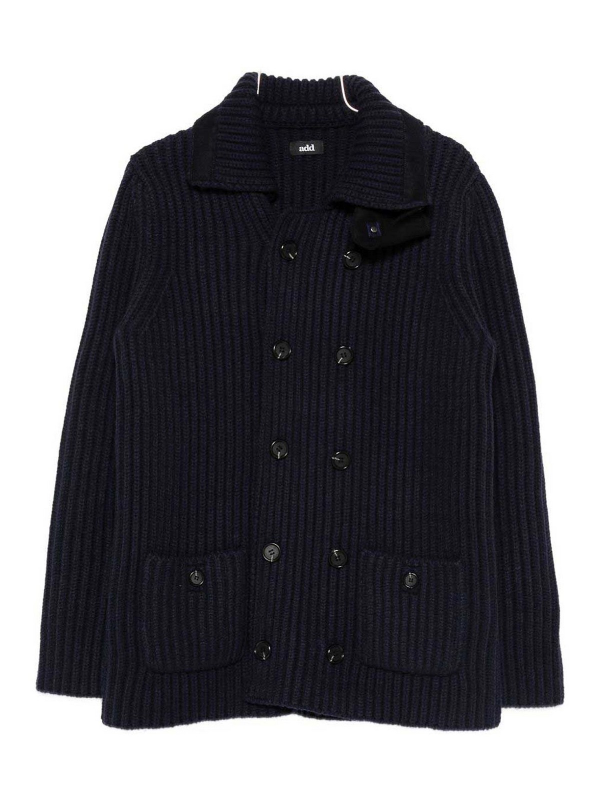 Cardigan Doppiopetto 12AMLJJ28782 (add / ニット・セーター・カーディガン ) | add (エーディーディー)