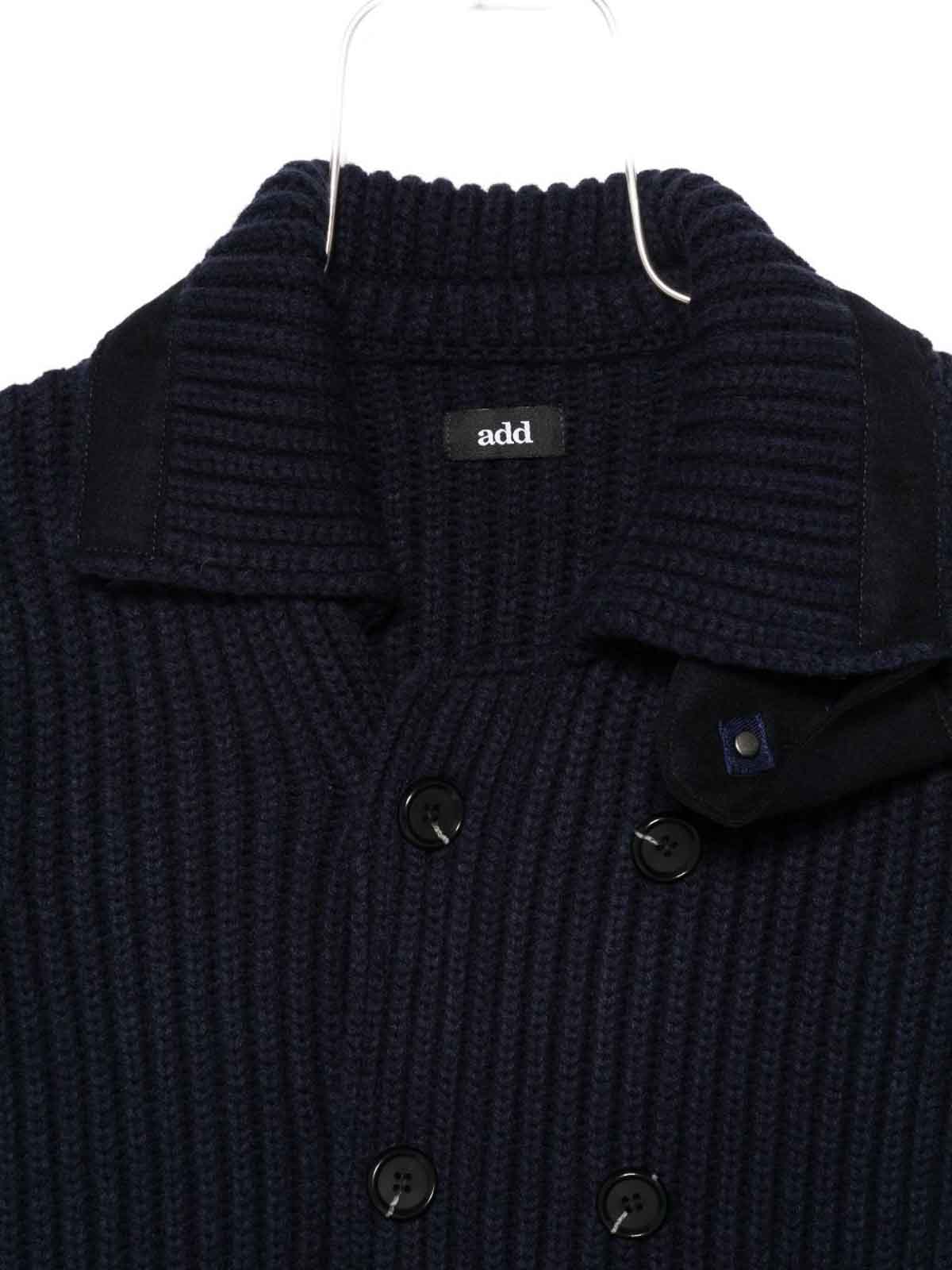 Cardigan Doppiopetto 12AMLJJ28782 (add / ニット・セーター・カーディガン ) | add (エーディーディー)(2)