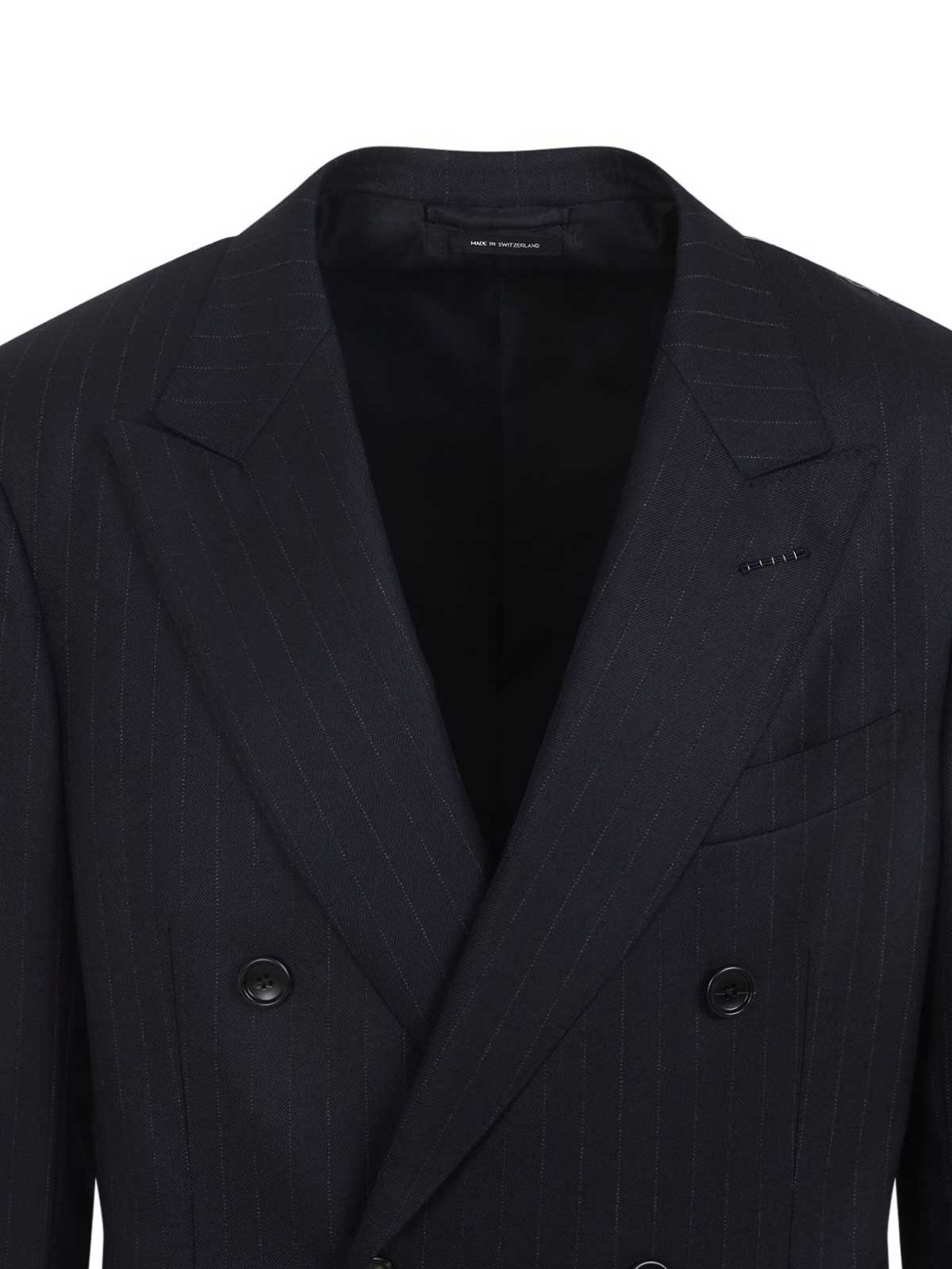 Pinstripe Double-Breasted Blazer JLRP01W0103NAVY (TOM FORD / ブレザー・ジャケット ) | TOM FORD (トムフォード)(1)