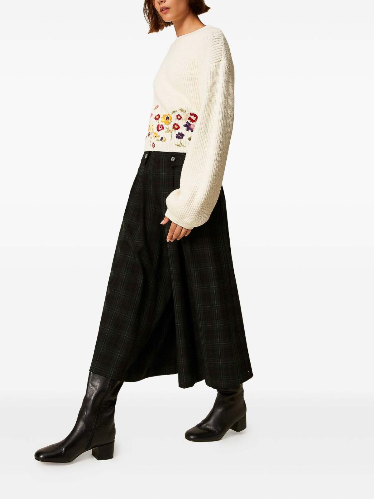 Pantaloni Tartan 252AT213112451 (TWINSET / パンツ ) | TWINSET (ツインセット)(1)