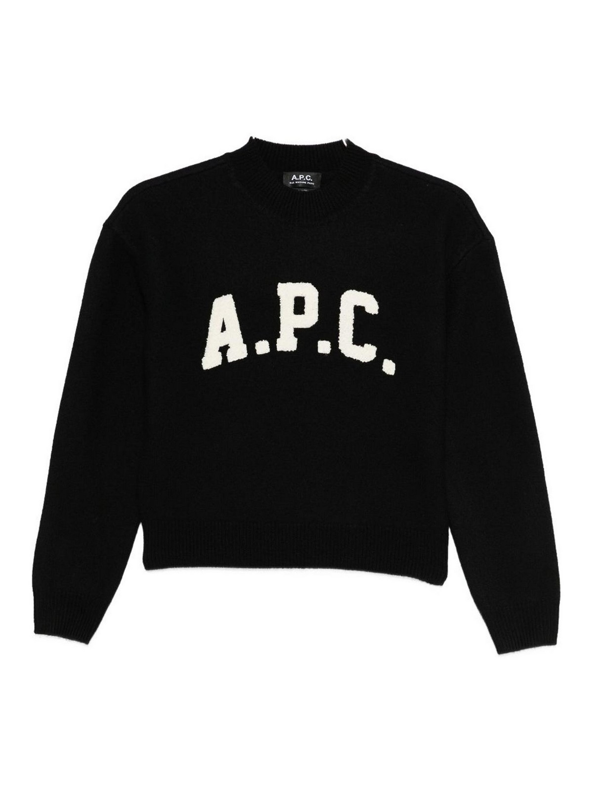 Crewneck Sweatshirt With Print WVBDKF23464LZZNOIR (A.P.C. / ニット・セーター・カーディガン ) | A.P.C. (アーペーセー)
