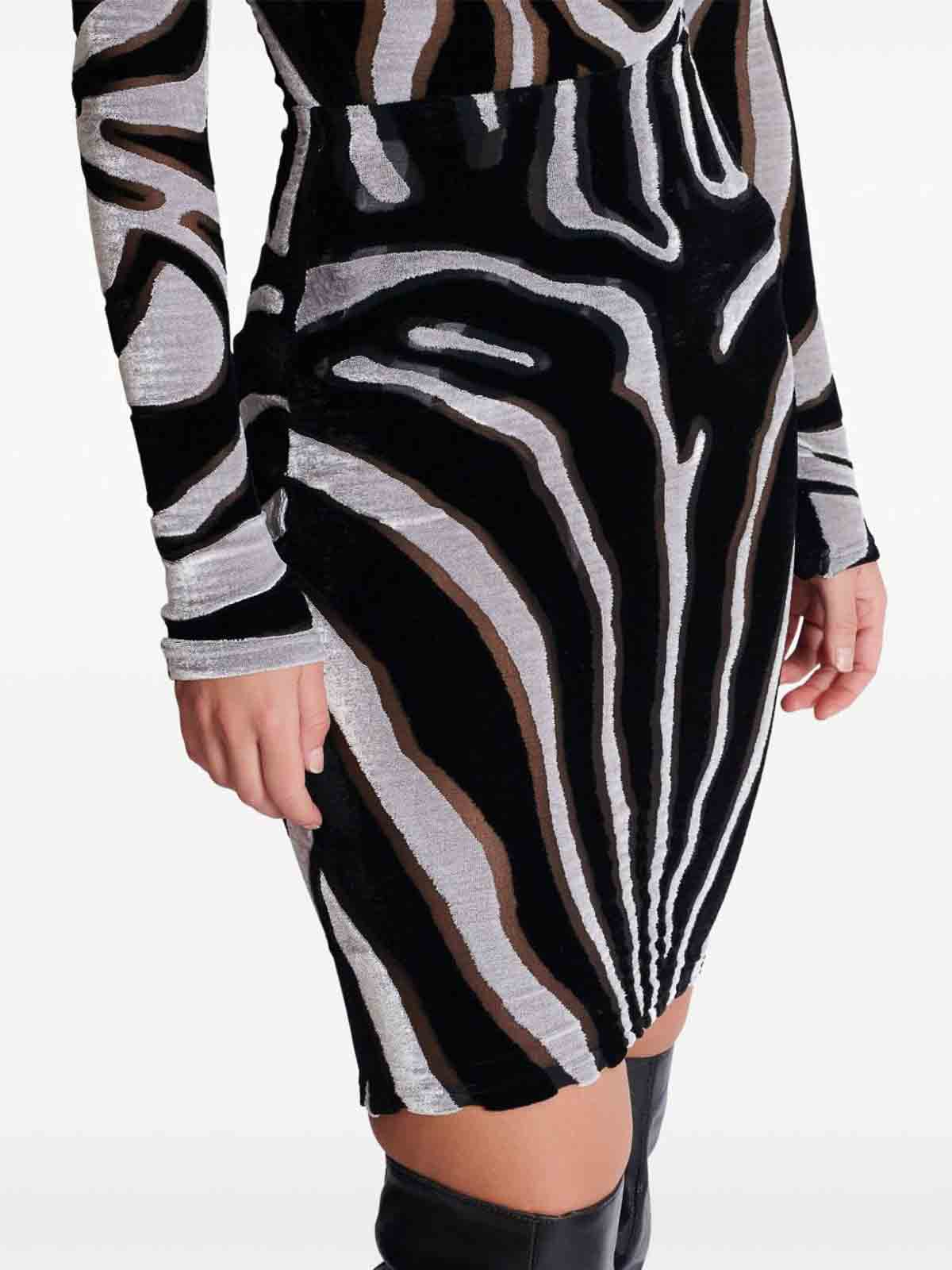 Zebra mini skirt FF0LC285JL13EAB (Balmain / スカート ) | Balmain (バルマン)(4)