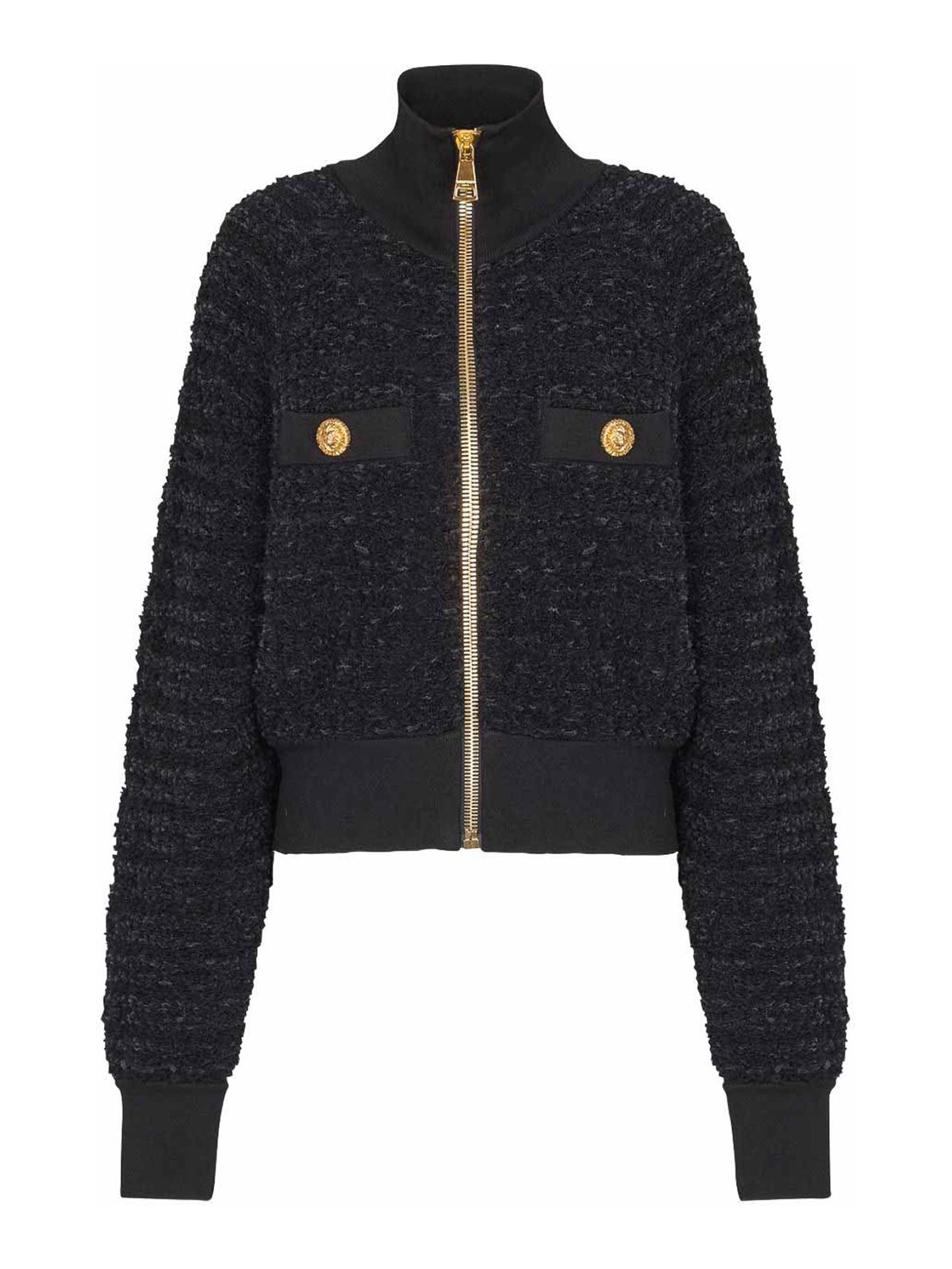 Bomber In Tweed FF0TE200KJ160 (Balmain / カジュアルジャケット ) | Balmain (バルマン)