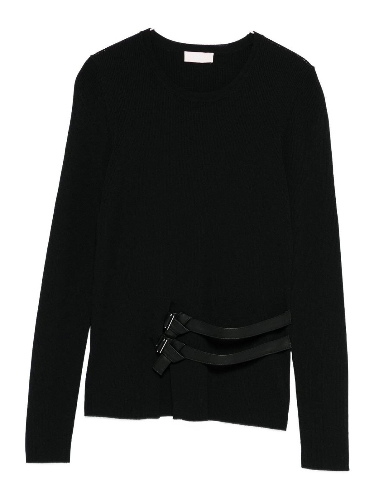 Sweater With Buckle MF5042MS55N22222 (LIU•JO / ニット・セーター・カーディガン ) | LIU•JO (リュー・ジョー)