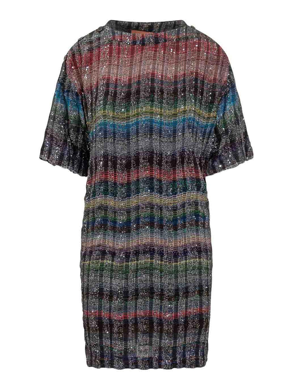 Short dress with sequins DS25WG33BC005USM9U7 (MISSONI / ワンピース・ドレス・オールインワン ) | MISSONI (ミッソー二)