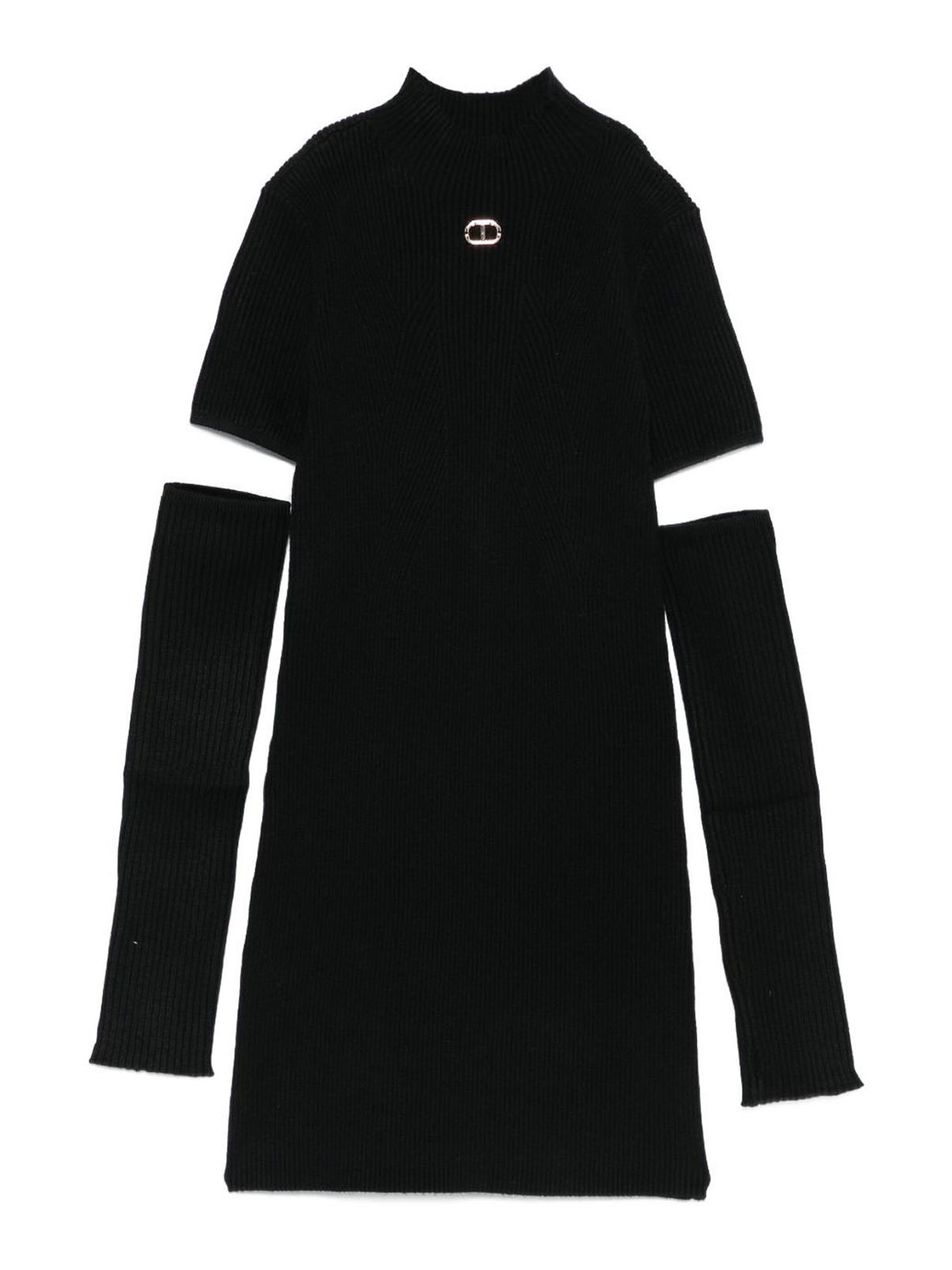 Ribbed dress with high collar 252GJ3040S2060300006 (TWINSET / ワンピース・ドレス・オールインワン ) | TWINSET (ツインセット)