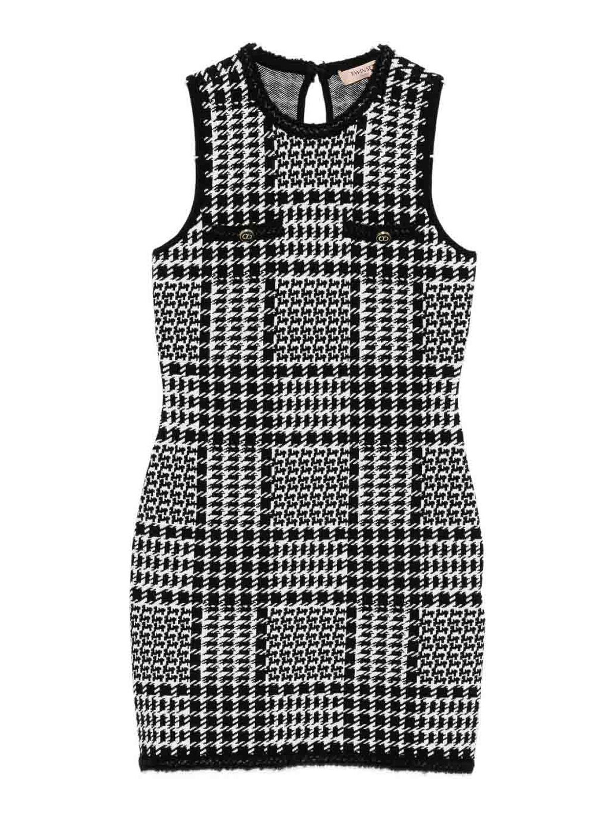 Short Checked Dress 252TT304212907 (TWINSET / ワンピース・ドレス・オールインワン ) | TWINSET (ツインセット)