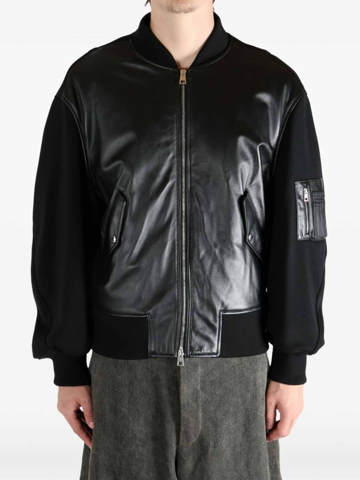 Bomber jacket with leather inserts BM01DF4YND001 (GIVENCHY / カジュアルジャケット ) | GIVENCHY (ジバンシィ)(1)