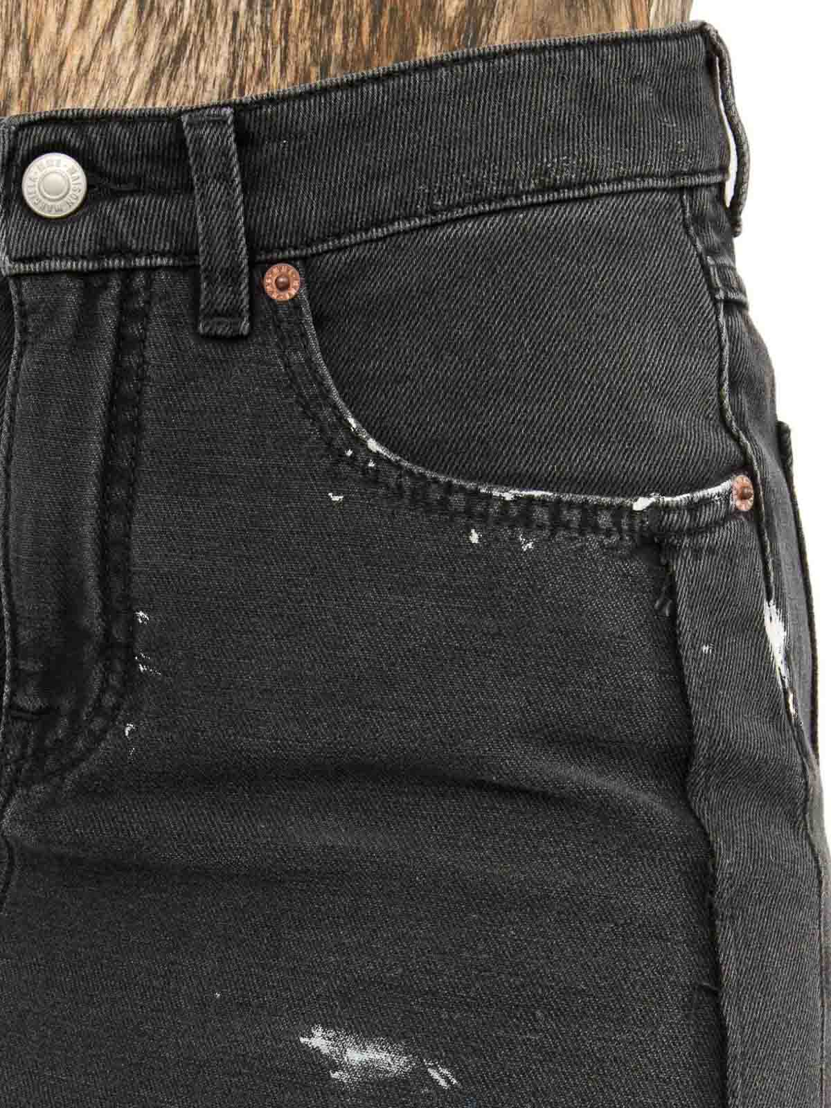 Denim Skirt With Paint Effect S52MI0025M30011966 (MM6 Maison Margiela / スカート ) | MM6 Maison Margiela (エムエムシックス)(5)