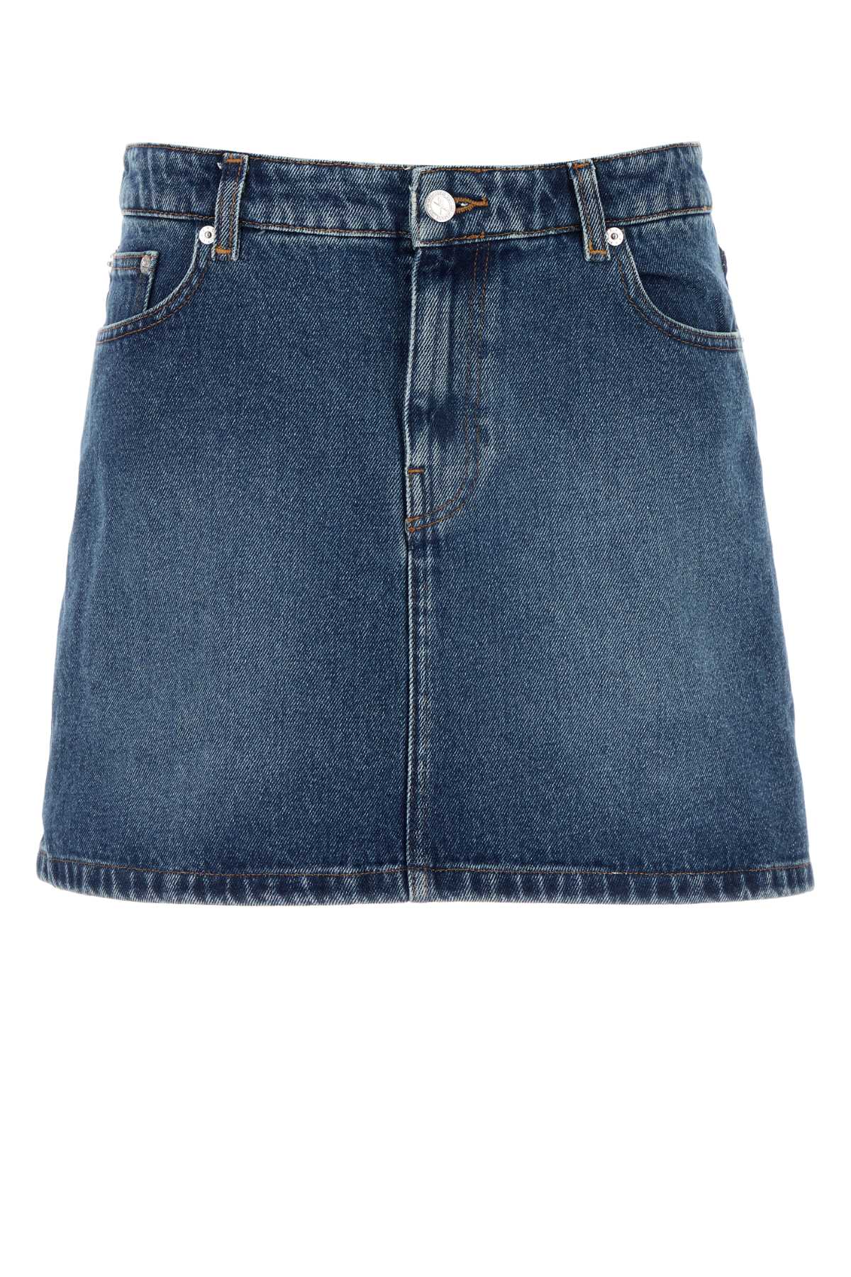 Denim Moss mini skirt COHJLF06374IAL (A.P.C. / スカート ) | A.P.C. (アーペーセー)