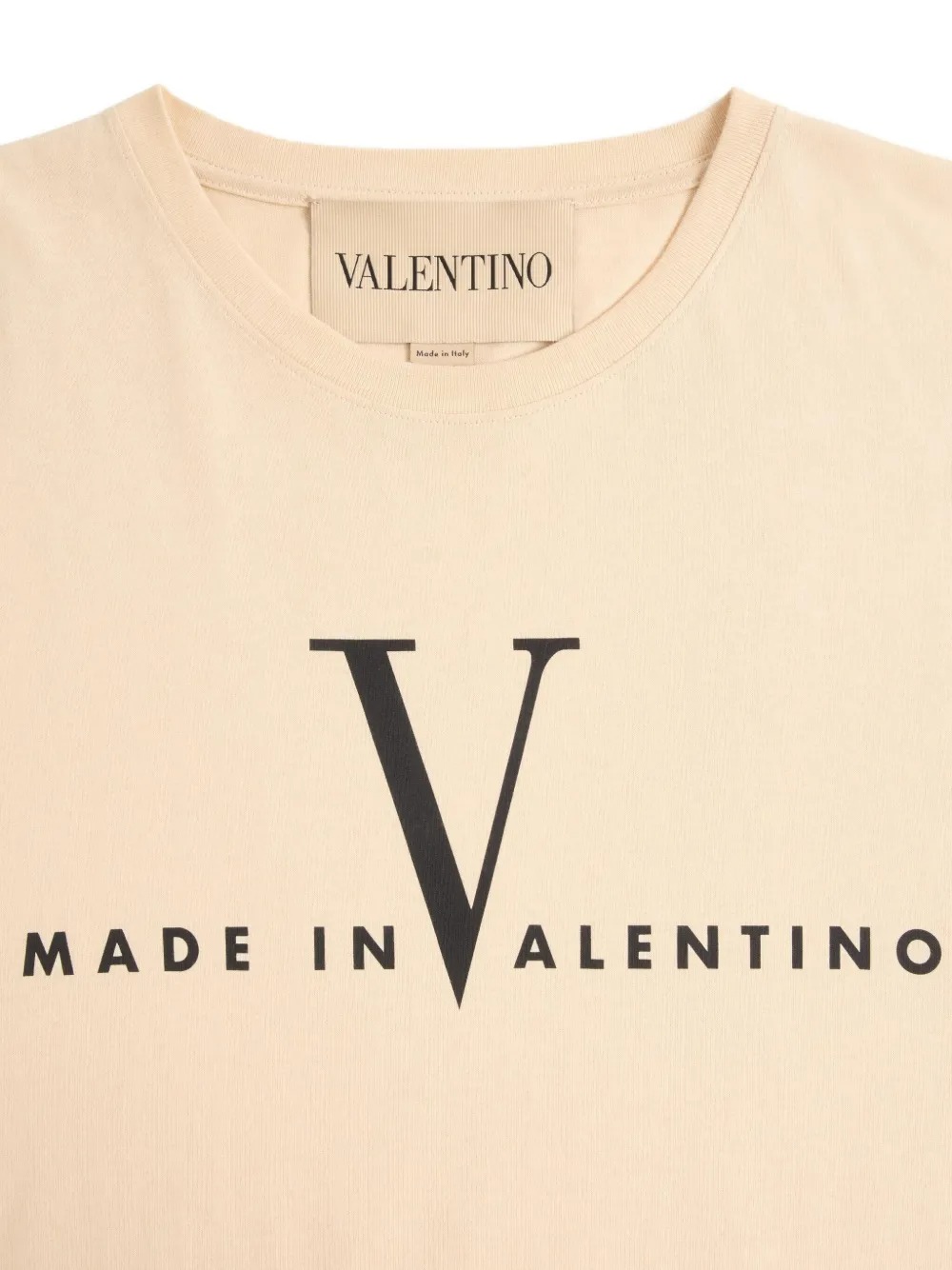 VALENTINO COTTON T-SHIRT WITH MADE IN VALENTINO PRINT VMG16PBAQQT3 (Valentino Garavani / Tシャツ・カットソー ) | Valentino Garavani (ヴァレンティノ)(4)