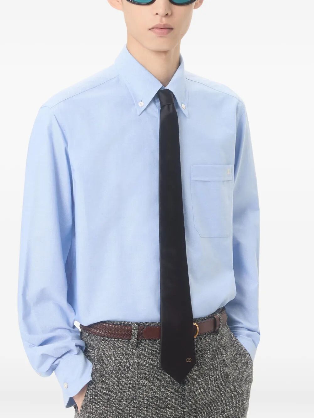 VALENTIE SILK TIE WITH VLOGO SIGNATURE DETAIL YEV194SVMN06 (Valentino Garavani / ネクタイ ) | Valentino Garavani (ヴァレンティノ)(1)