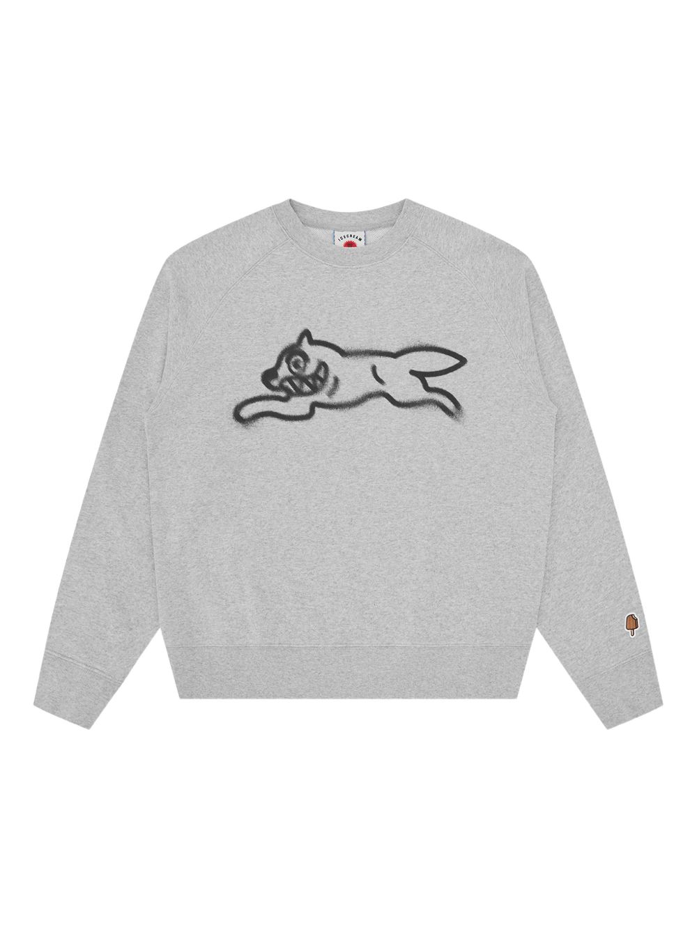 ICECREAM Sweaters Grey IC25429HEATHERGREY (ICECREAM / スウェット・フーディー ) | ICECREAM (アイスクリーム)