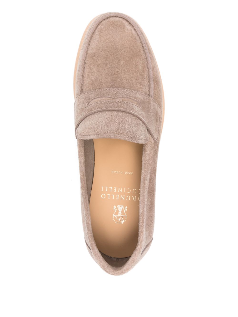 Brunello Cucinelli Flat shoes Beige MZUPAIX653C4298 (Brunello Cucinelli / ローファー ) | Brunello Cucinelli (ブルネロ・クチネリ)(3)