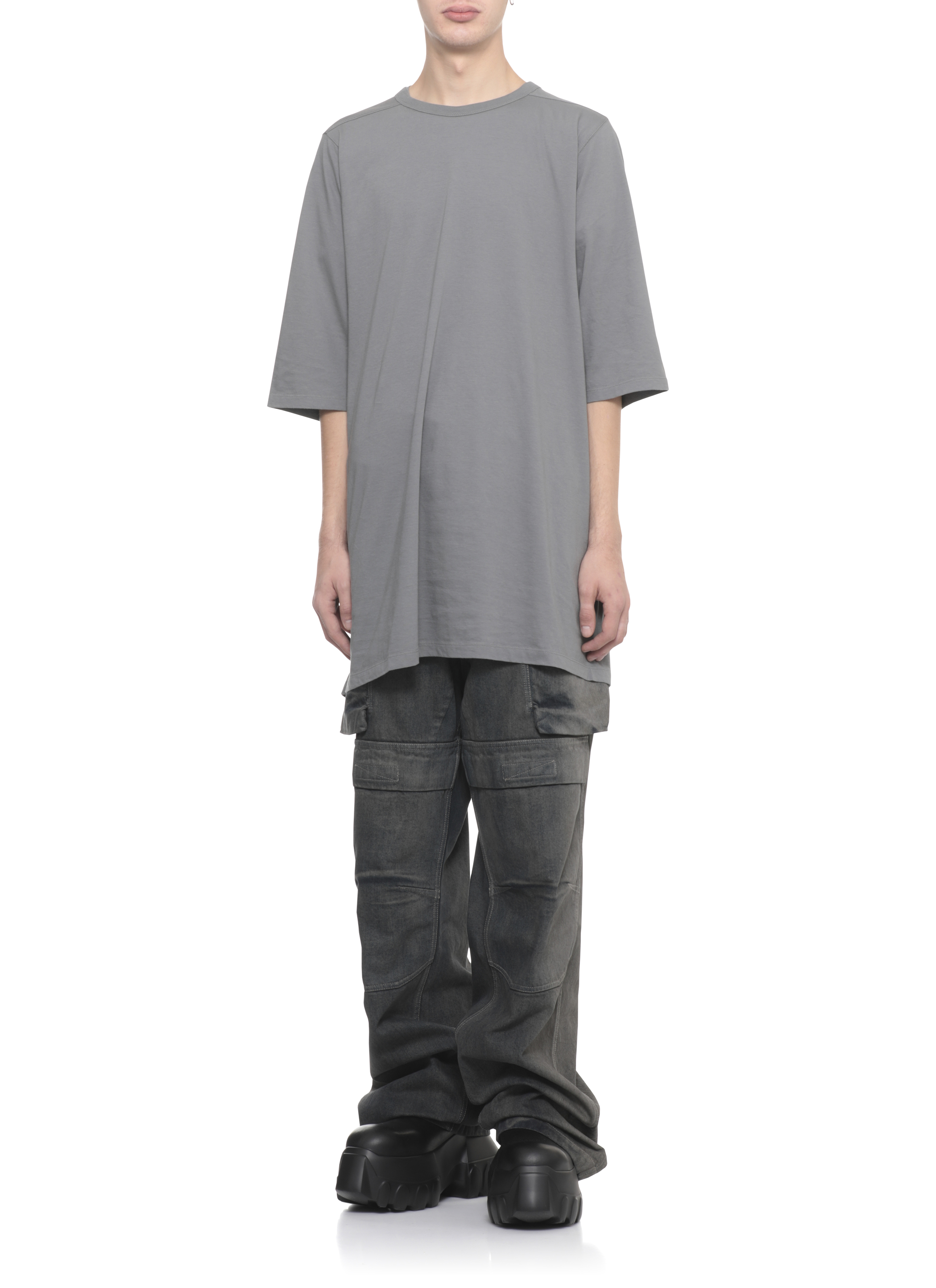 Rick Owens T-shirts and Polos Grey RU02E1274JA06 (Rick Owens / Tシャツ・カットソー ) | Rick Owens (リック オウエンス)(2)