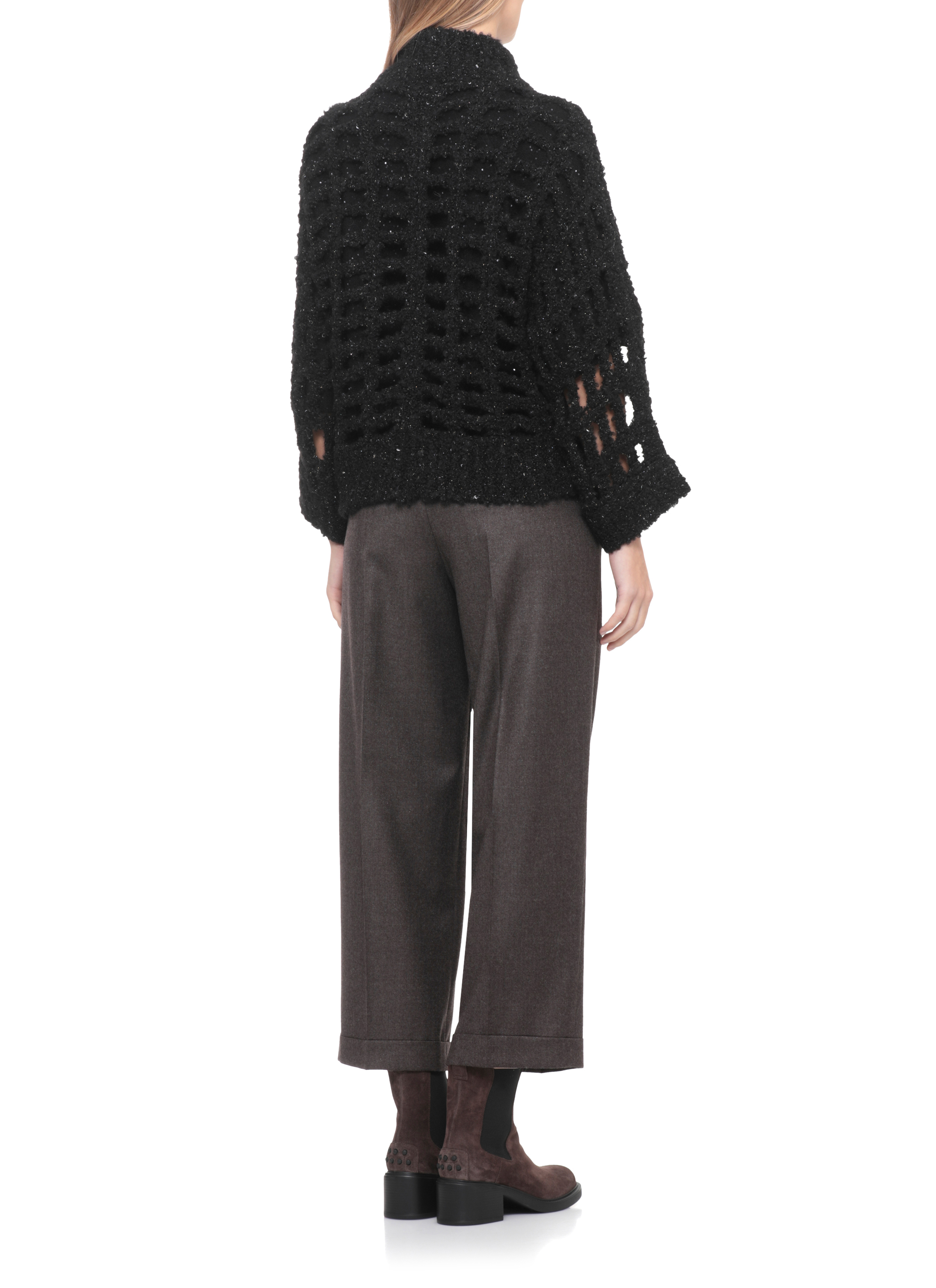 PESERICO AUREA Sweaters Black E99023F0309208905 (PESERICO / ニット・セーター・カーディガン ) | PESERICO (ペセリコ)(2)