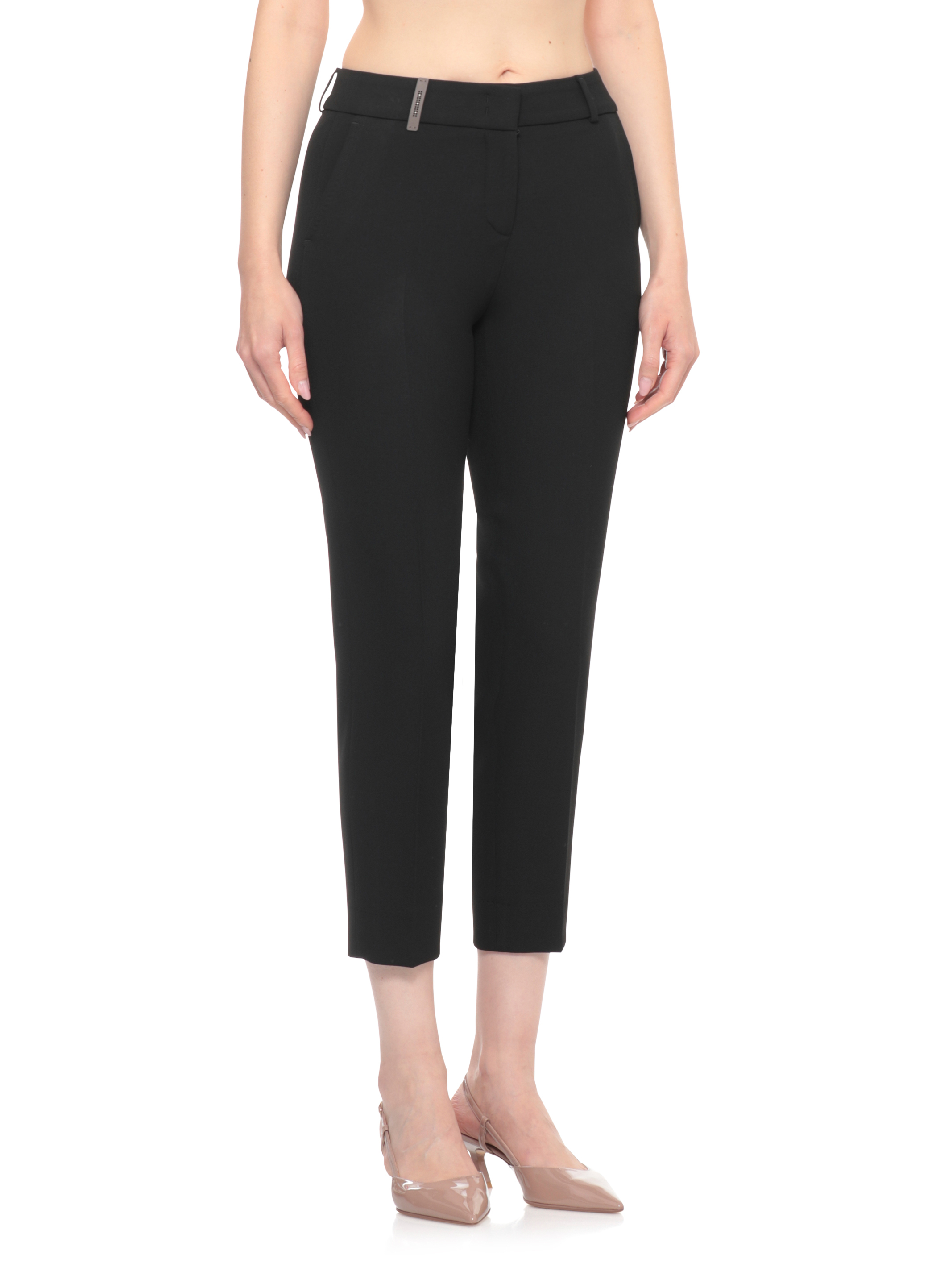 Peserico Trousers Black PM468201934805 (PESERICO / パンツ ) | PESERICO (ペセリコ)(1)