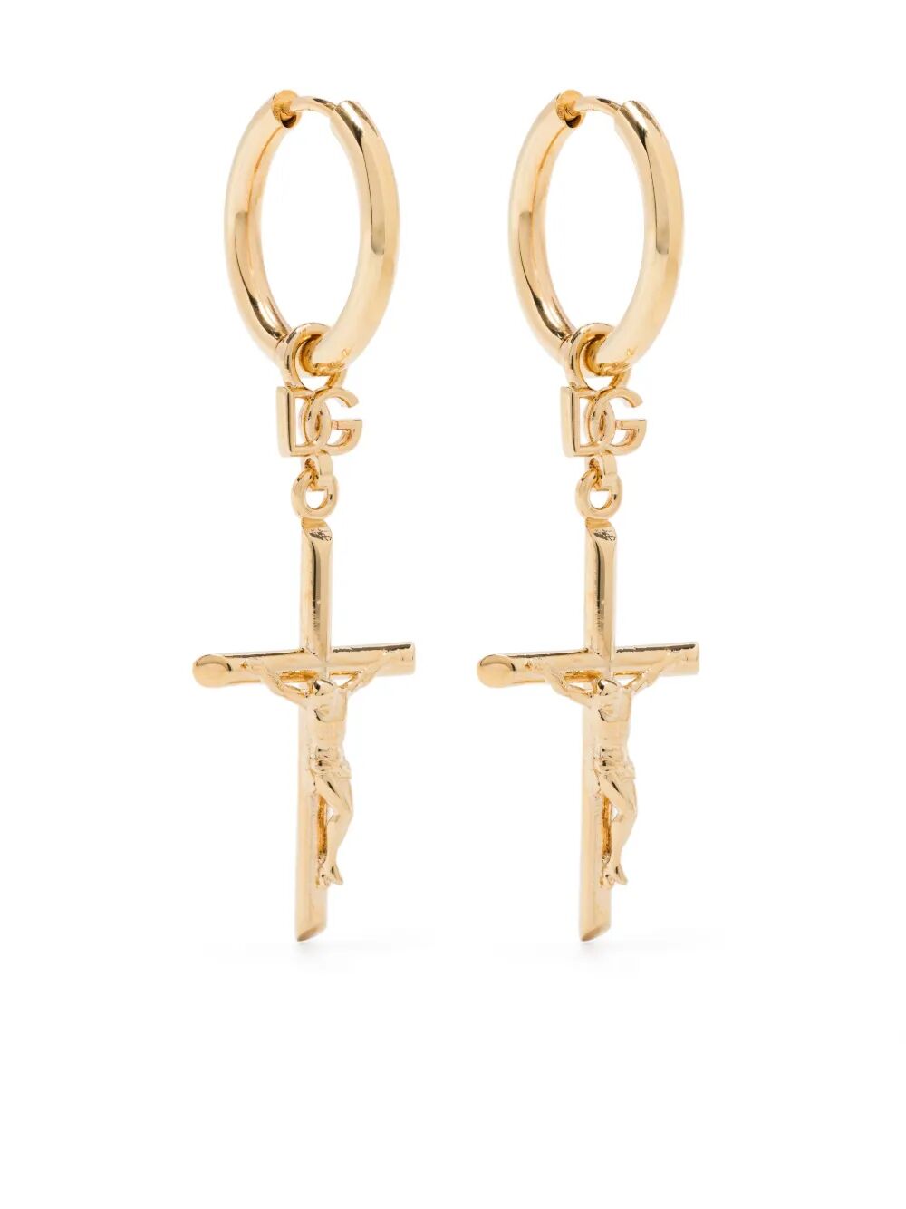 STUD EARRINGS WITH “DNA” CROSS WEQ2D1W1111ZOO00 (Dolce & Gabbana / ピアス・イヤリング ) | Dolce & Gabbana (ドルチェガッバーナ)