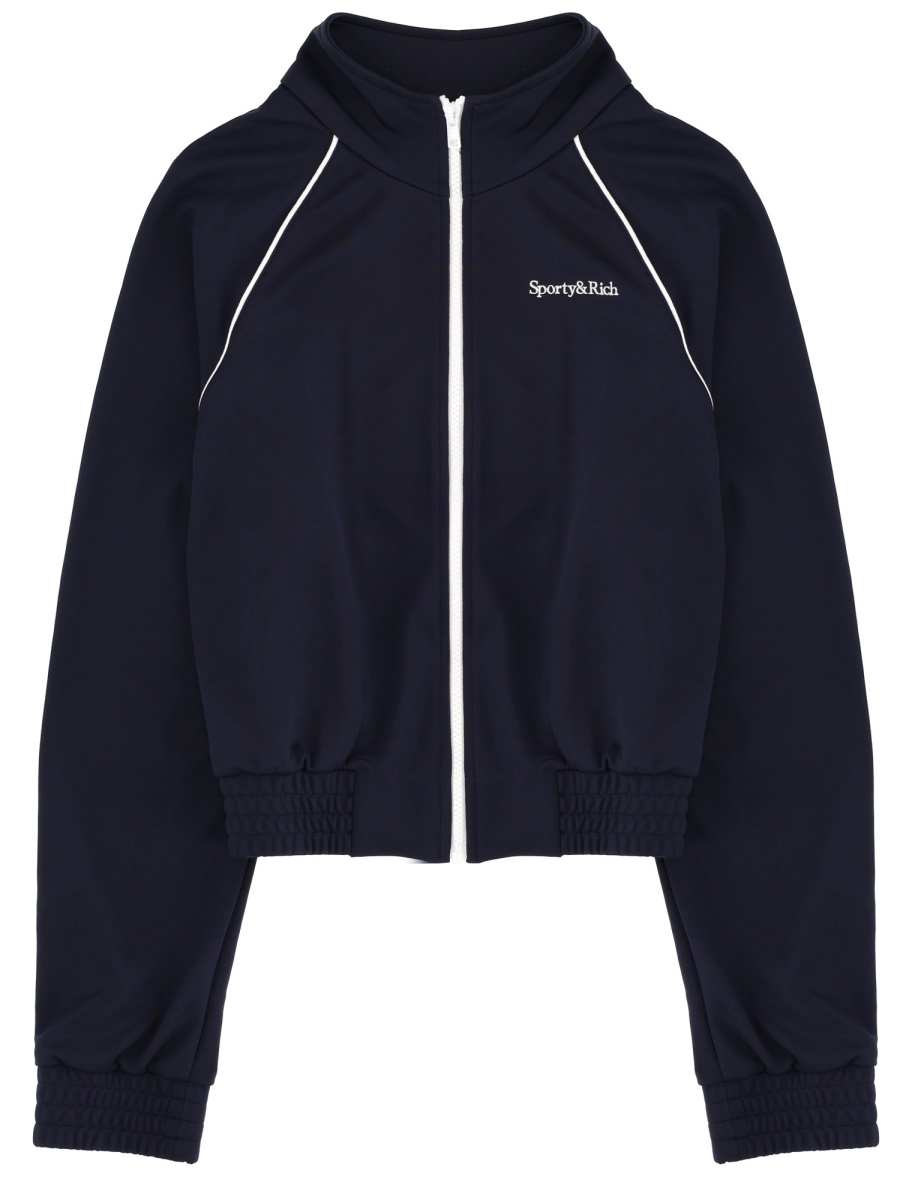 SWEATSHIRT WITH LOGO JA06664300BL107DARKNAVYWHITE (Sporty & Rich / スウェット・フーディー ) | Sporty & Rich (スポーティアンドリッチ)