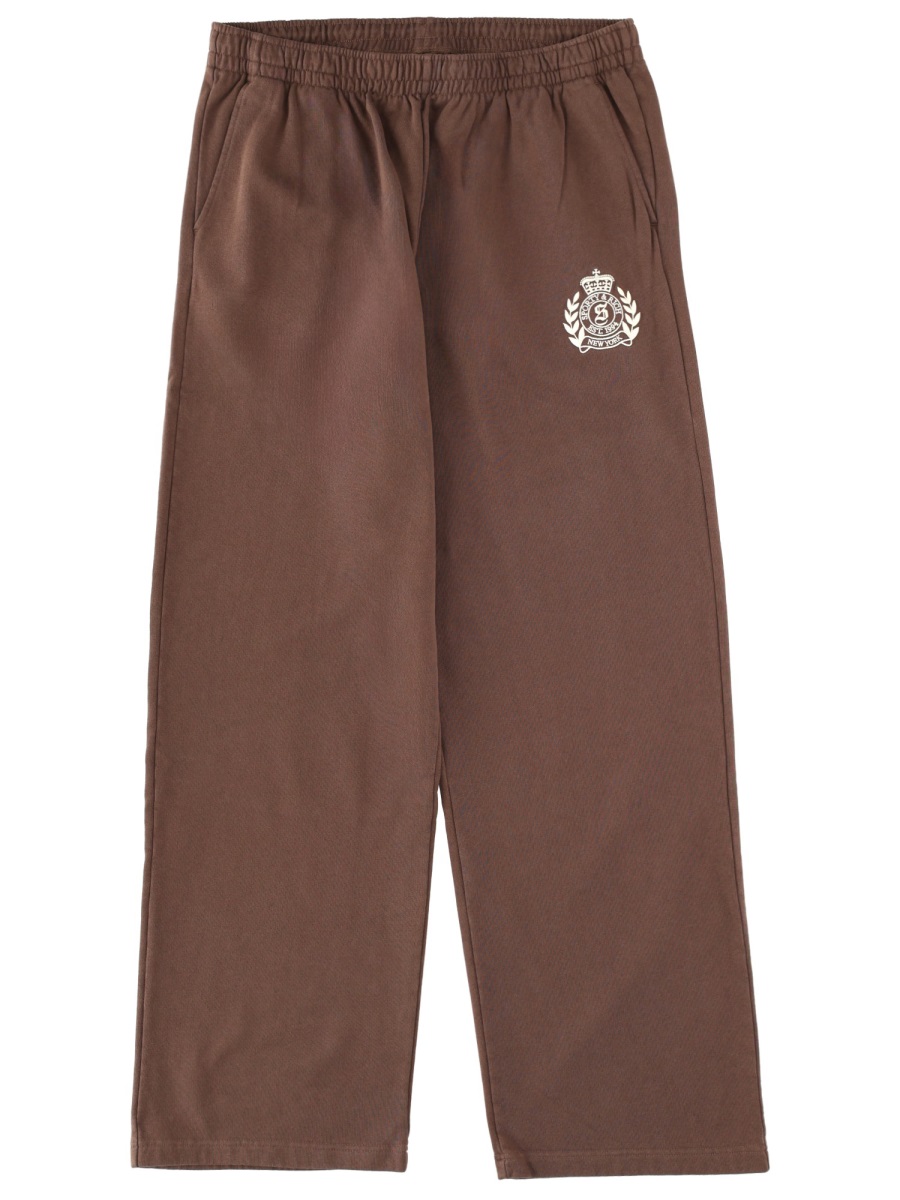 PANTS WITH LOGO PA05565243BR03CHOCOLATE (Sporty & Rich / パンツ ) | Sporty & Rich (スポーティアンドリッチ)