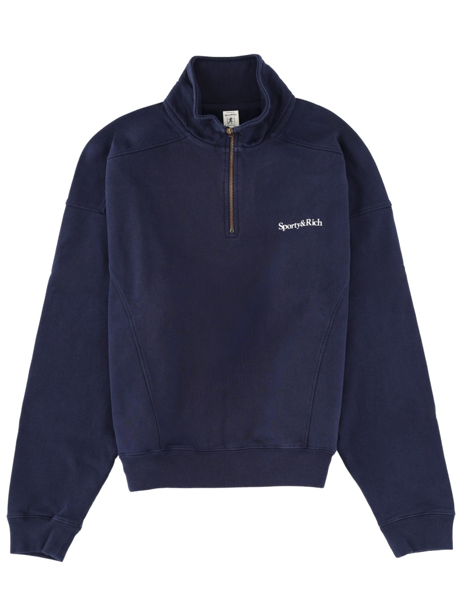 "PLAY TENNIS" SWEATSHIRT ST08161300BL106DARKNAVY (Sporty & Rich / スウェット・フーディー ) | Sporty & Rich (スポーティアンドリッチ)