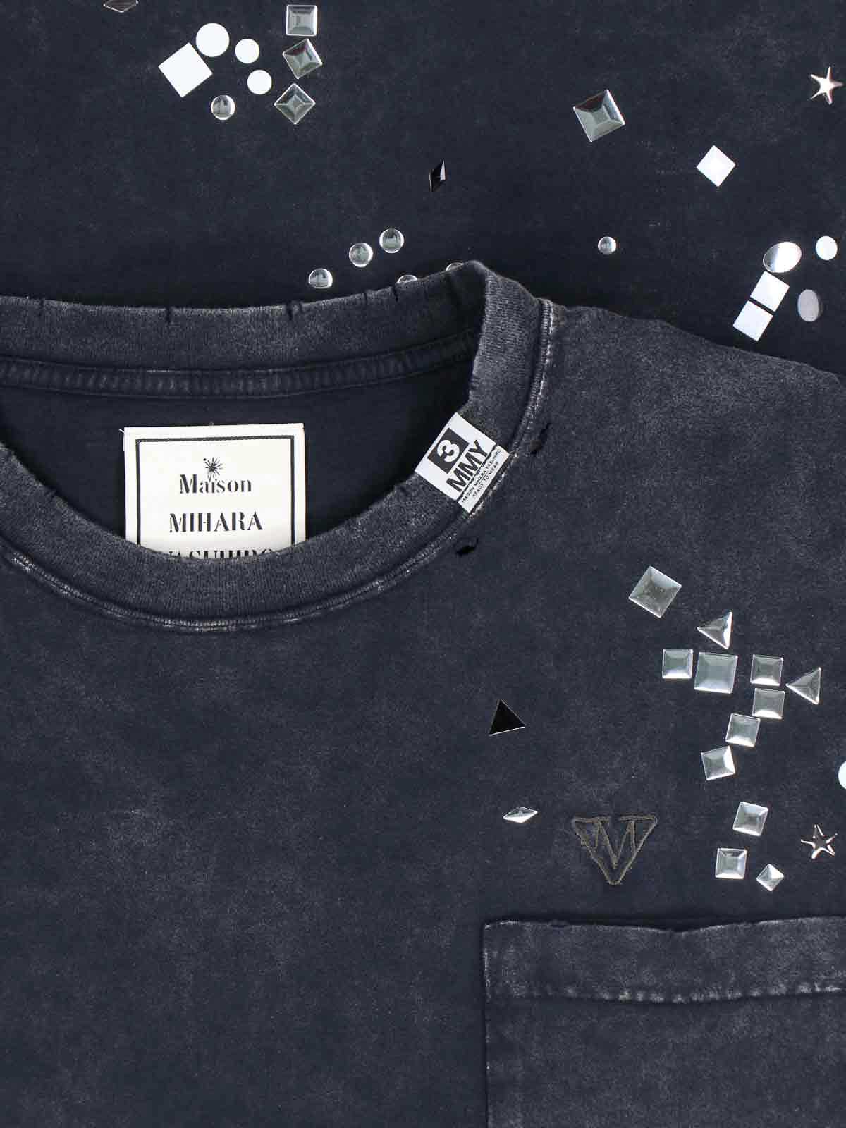 Logo T-Shirt With Studs A15TS631BLACK (Maison Mihara Yasuhiro / Tシャツ・カットソー ) | Maison Mihara Yasuhiro (メゾン ミハラ ヤスヒロ)(2)