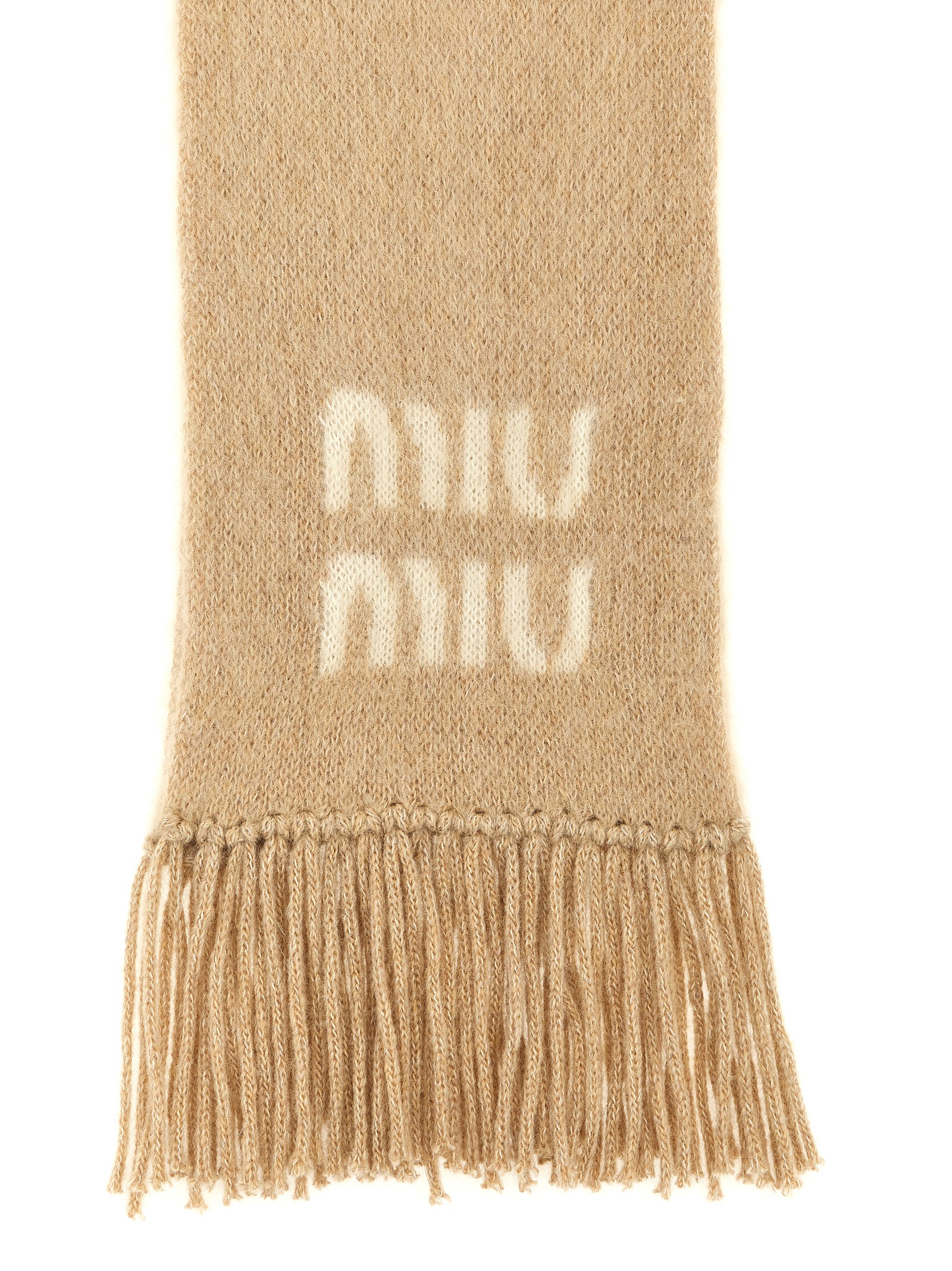 Logo scarf 5FS0622CQDF0018 (MIU MIU / スカーフ・マフラー ) | MIU MIU (ミュウミュウ)(1)