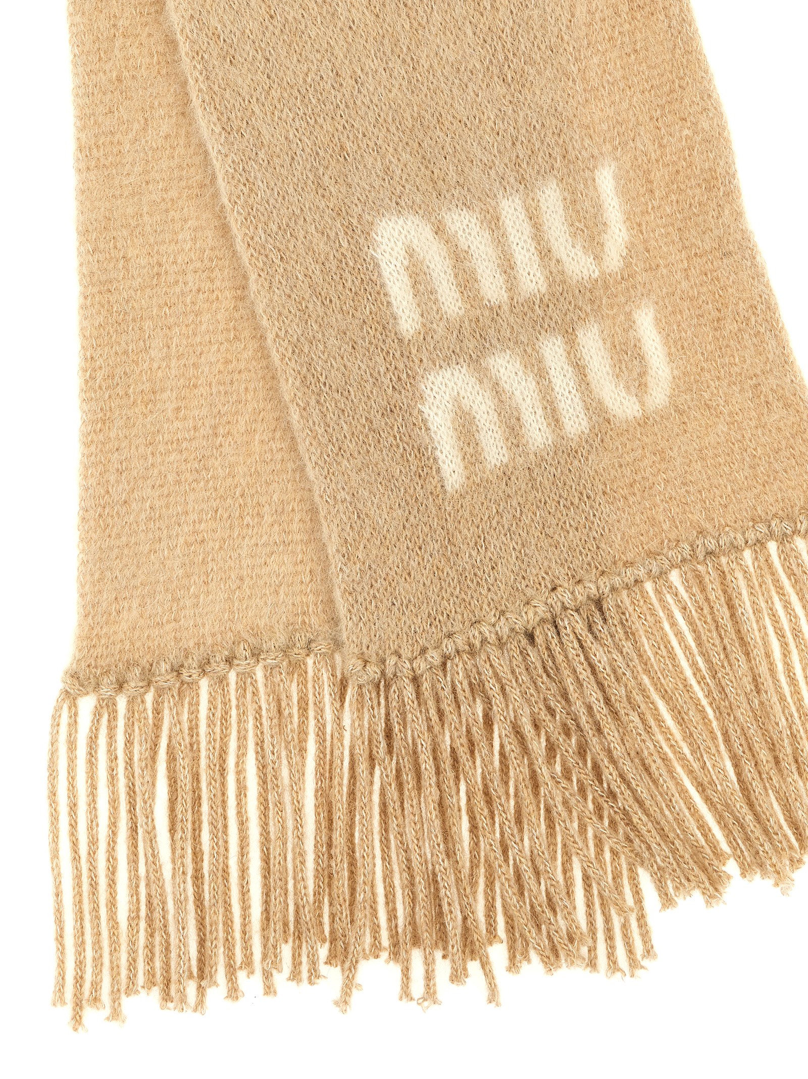Logo scarf 5FS0622CQDF0018 (MIU MIU / スカーフ・マフラー ) | MIU MIU (ミュウミュウ)(2)