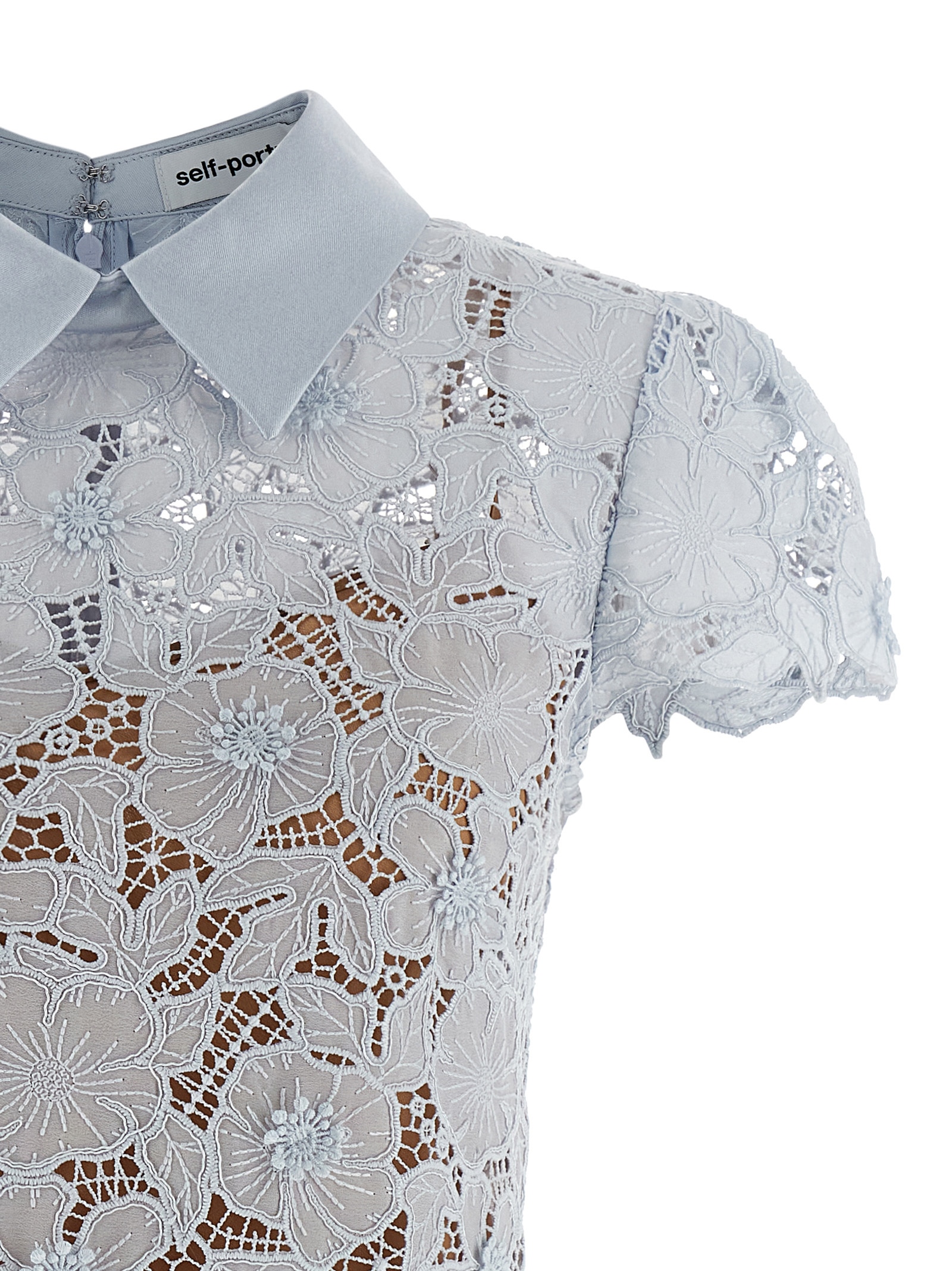 'Blue Guipure Lace Mini' dress RS26171SBLBLUE (self-portrait / スカート ) | self-portrait (セルフ・ポートレイト)(2)