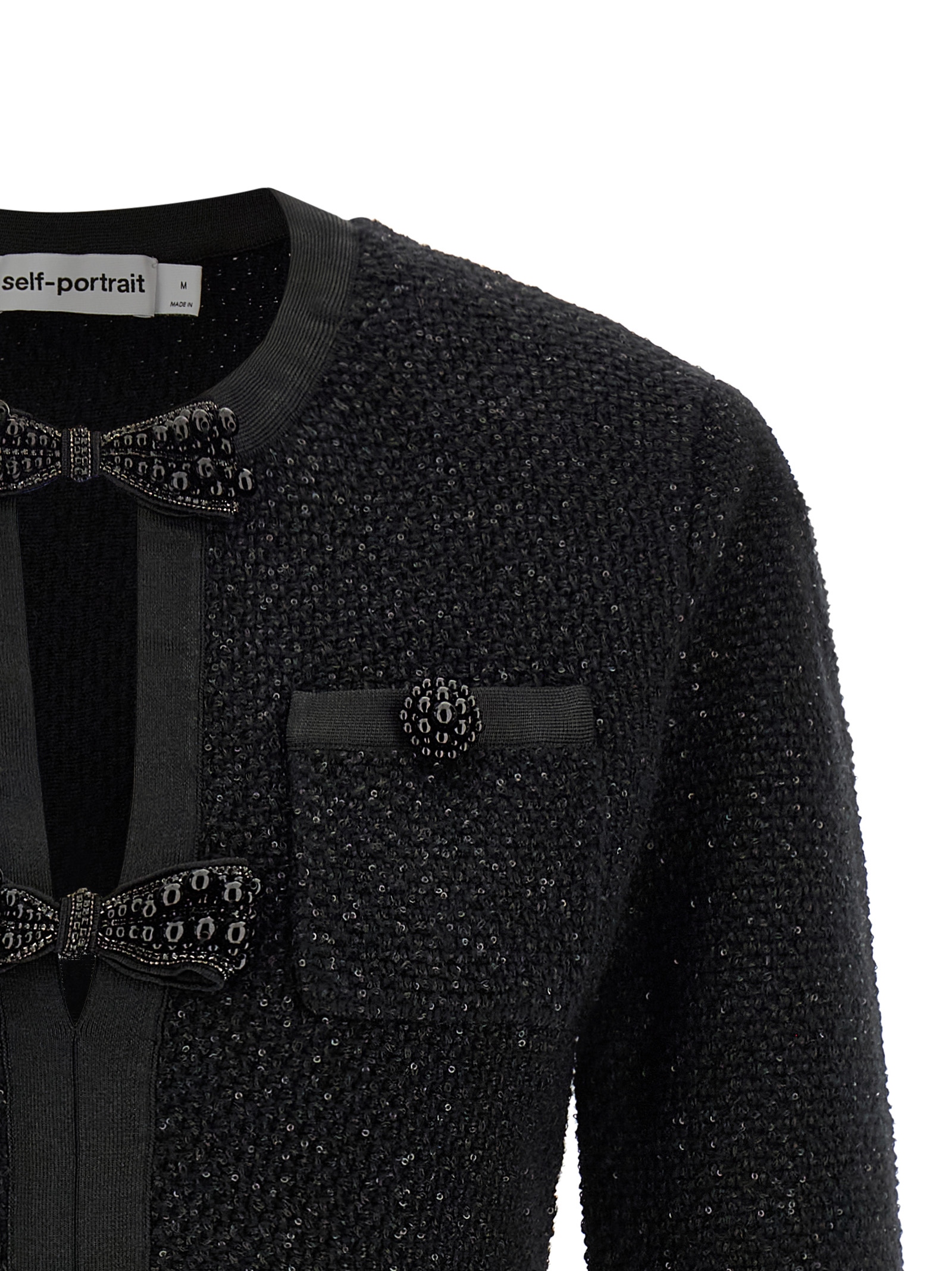 'Black Sequin Knit Mini' dress RS26210SBBLACK (self-portrait / スカート ) | self-portrait (セルフ・ポートレイト)(2)