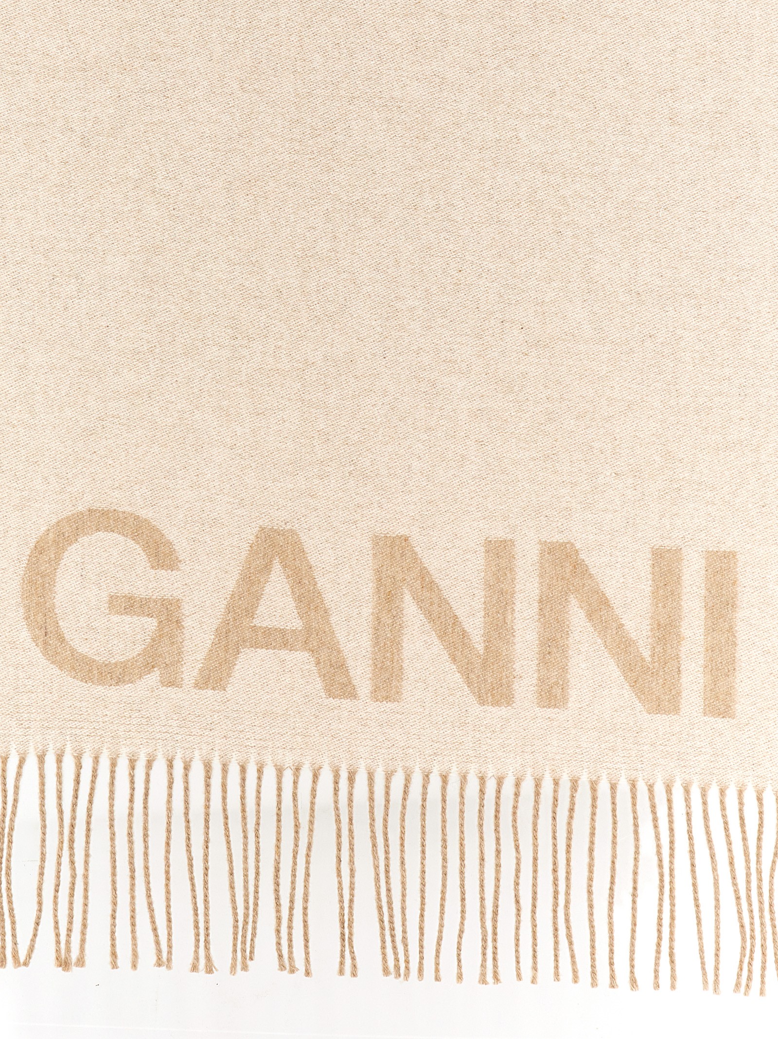 Maxi logo scarf A3909135 (GANNI / スカーフ・マフラー ) | GANNI (ガニー)(1)
