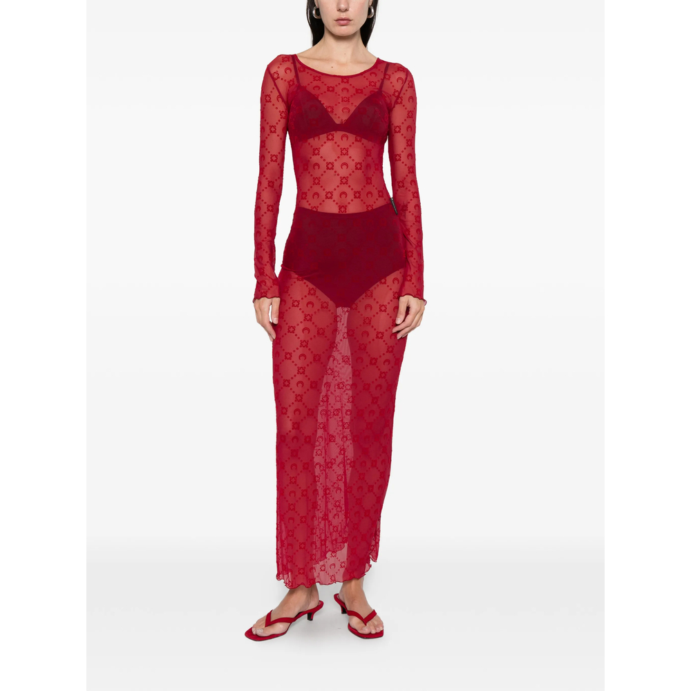 Dress Marine Serre WDR297BCJER0005RD11 (MARINE SERRE / ワンピース・ドレス・オールインワン ) | MARINE SERRE (マリーン セル)(1)