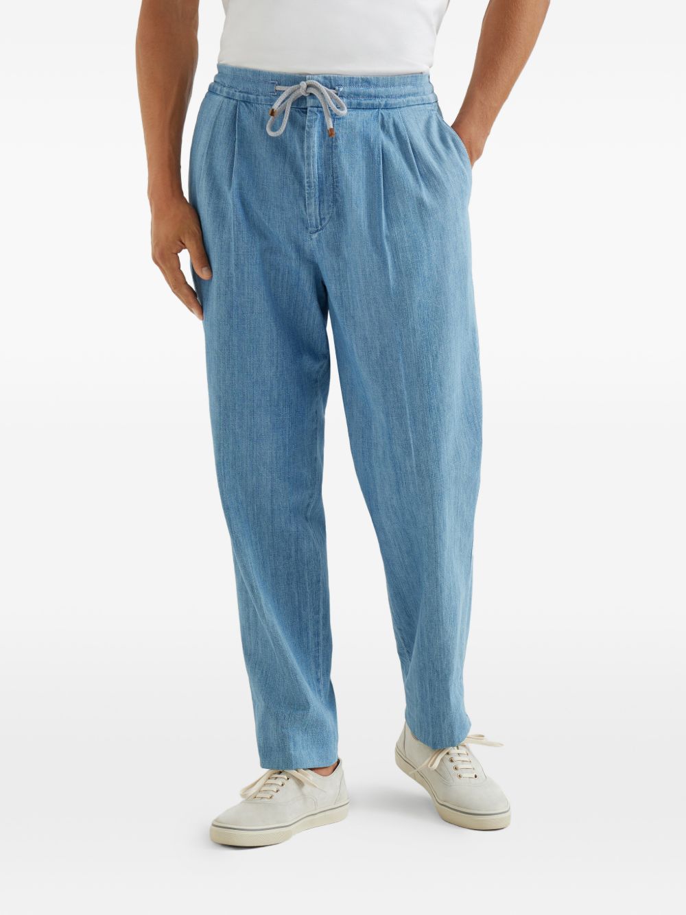 Brunello Cucinelli Trousers Clear Blue MH263E1710C1476 (Brunello Cucinelli / パンツ ) | Brunello Cucinelli (ブルネロ・クチネリ)(2)