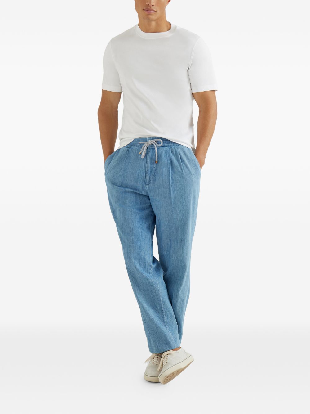 Brunello Cucinelli Trousers Clear Blue MH263E1710C1476 (Brunello Cucinelli / パンツ ) | Brunello Cucinelli (ブルネロ・クチネリ)(3)